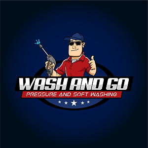 Wash and Go Pressure Washing Logo