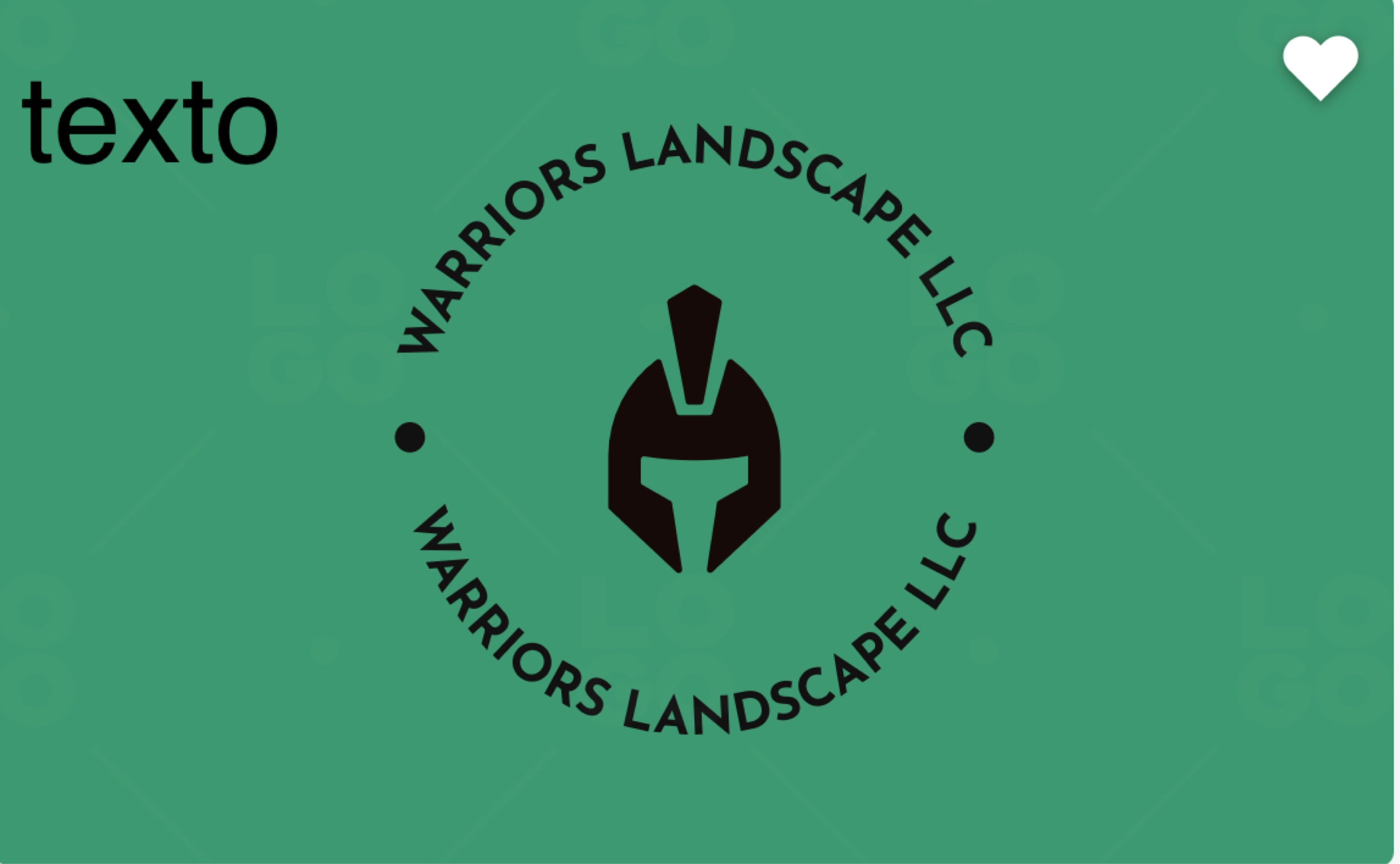 Warriors Landscaping Logo