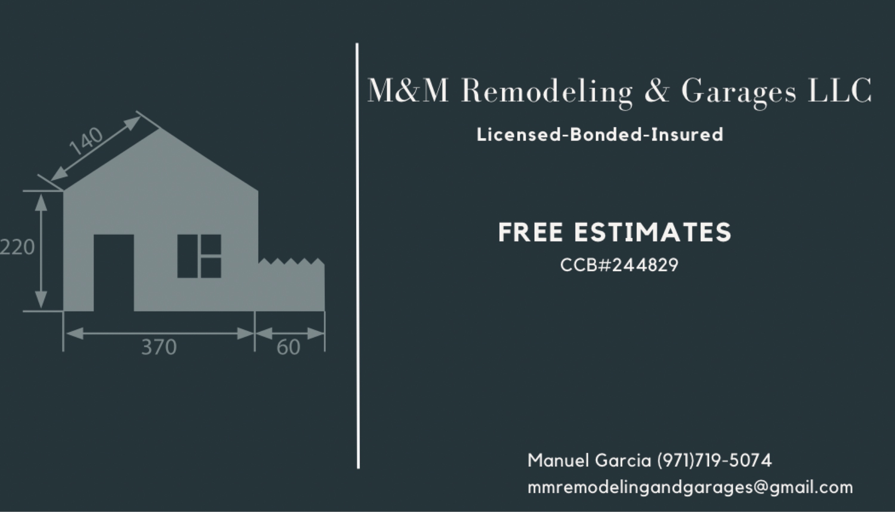 M&M Remodeling and Garages LLC Logo