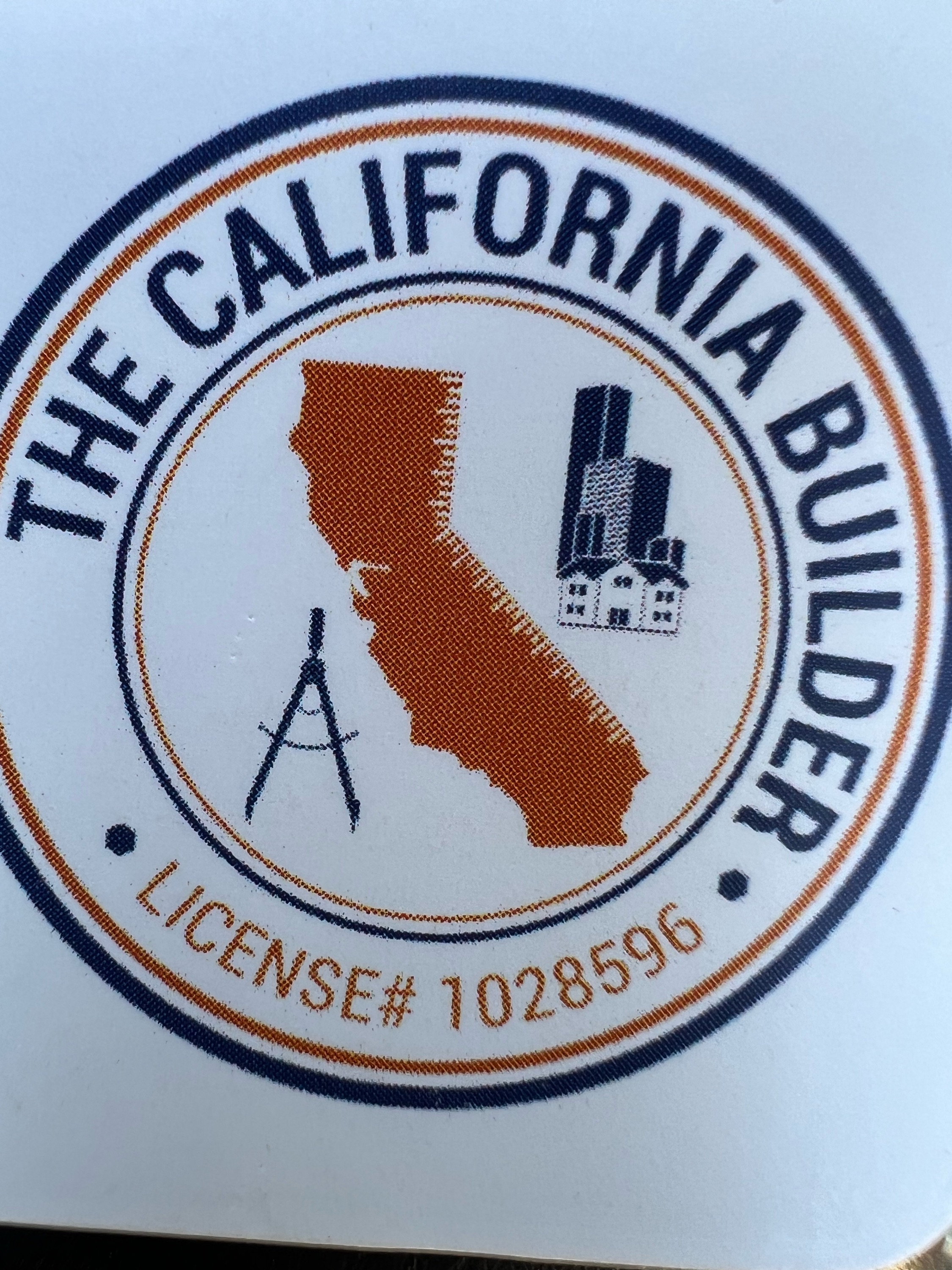 THE CALIFORNIA BUILDER Logo
