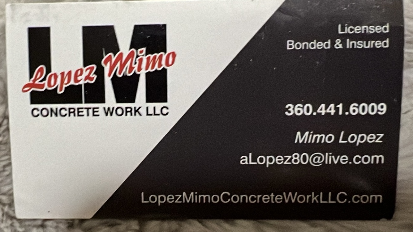 Lopez Mimo Concrete Work LLC Logo