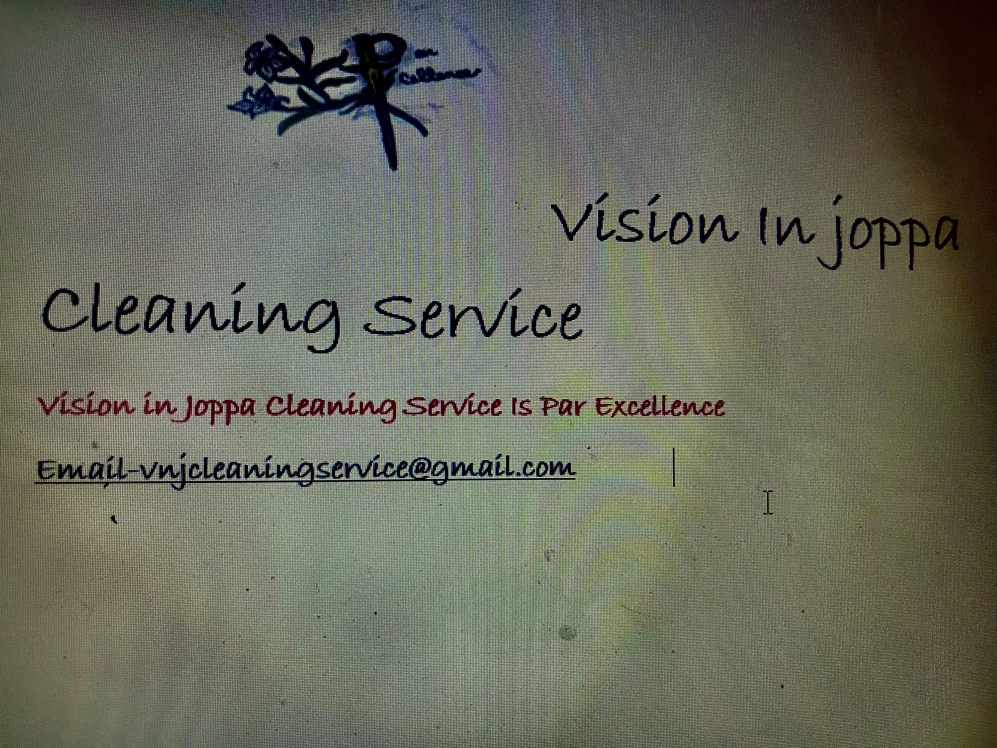 Vision In Joppa Cleaning Service Logo