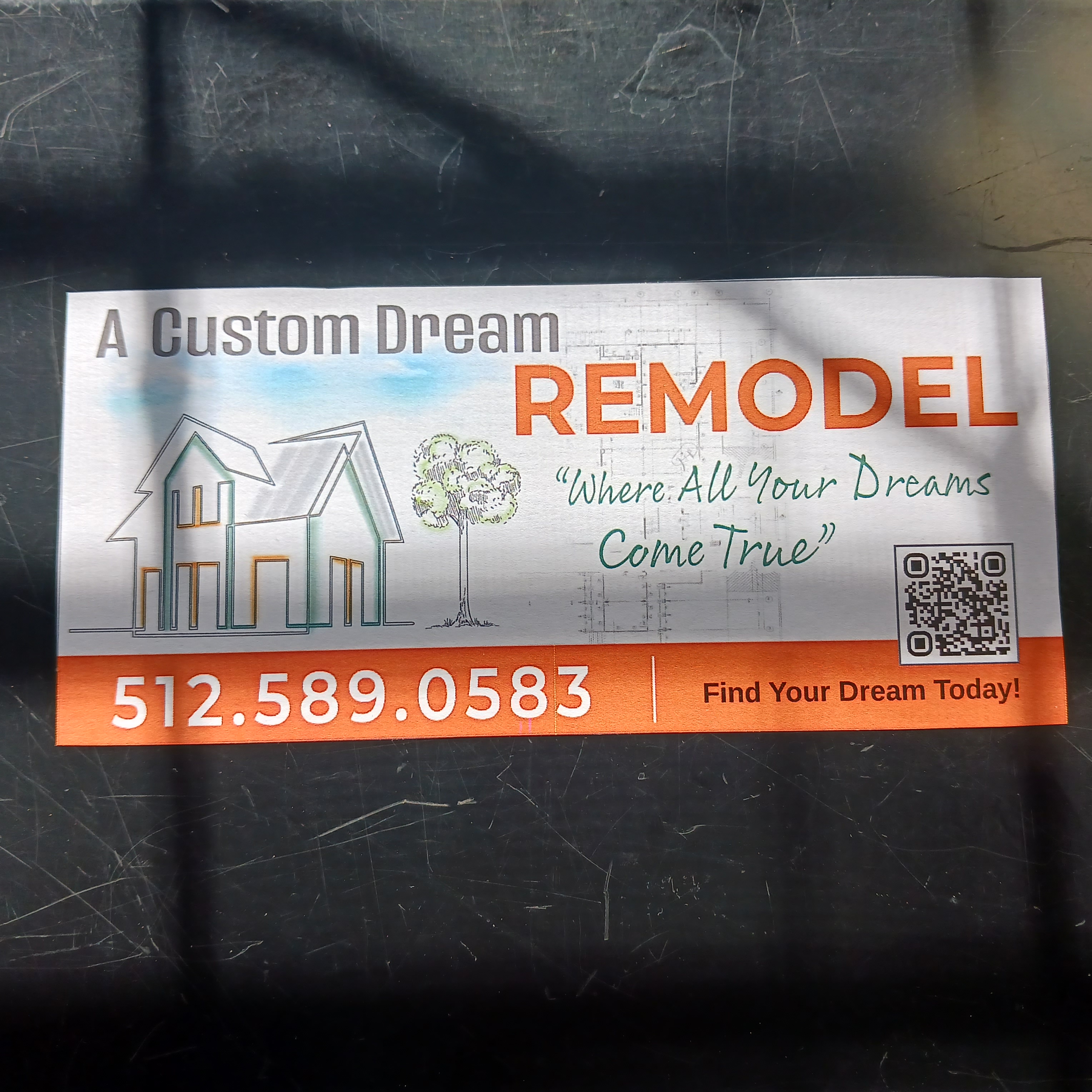 A Custom Dream Remodel Logo