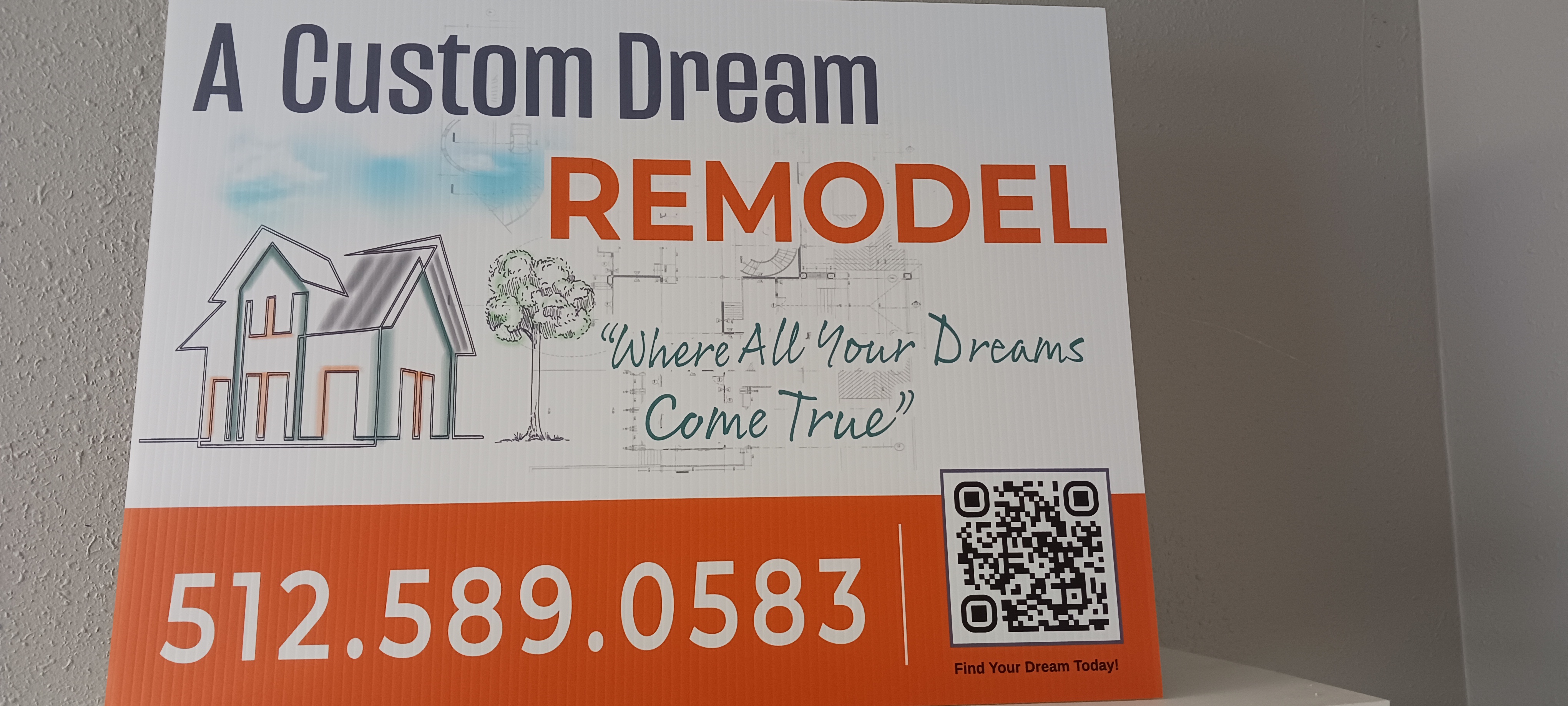 A Custom Dream Remodel Logo