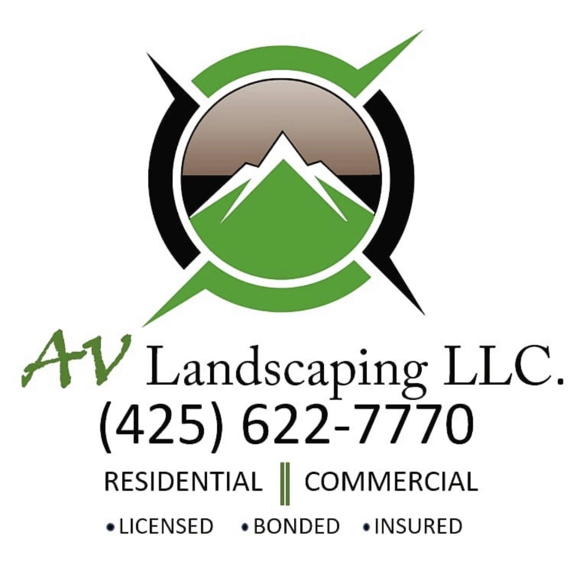 AV Landscaping Logo