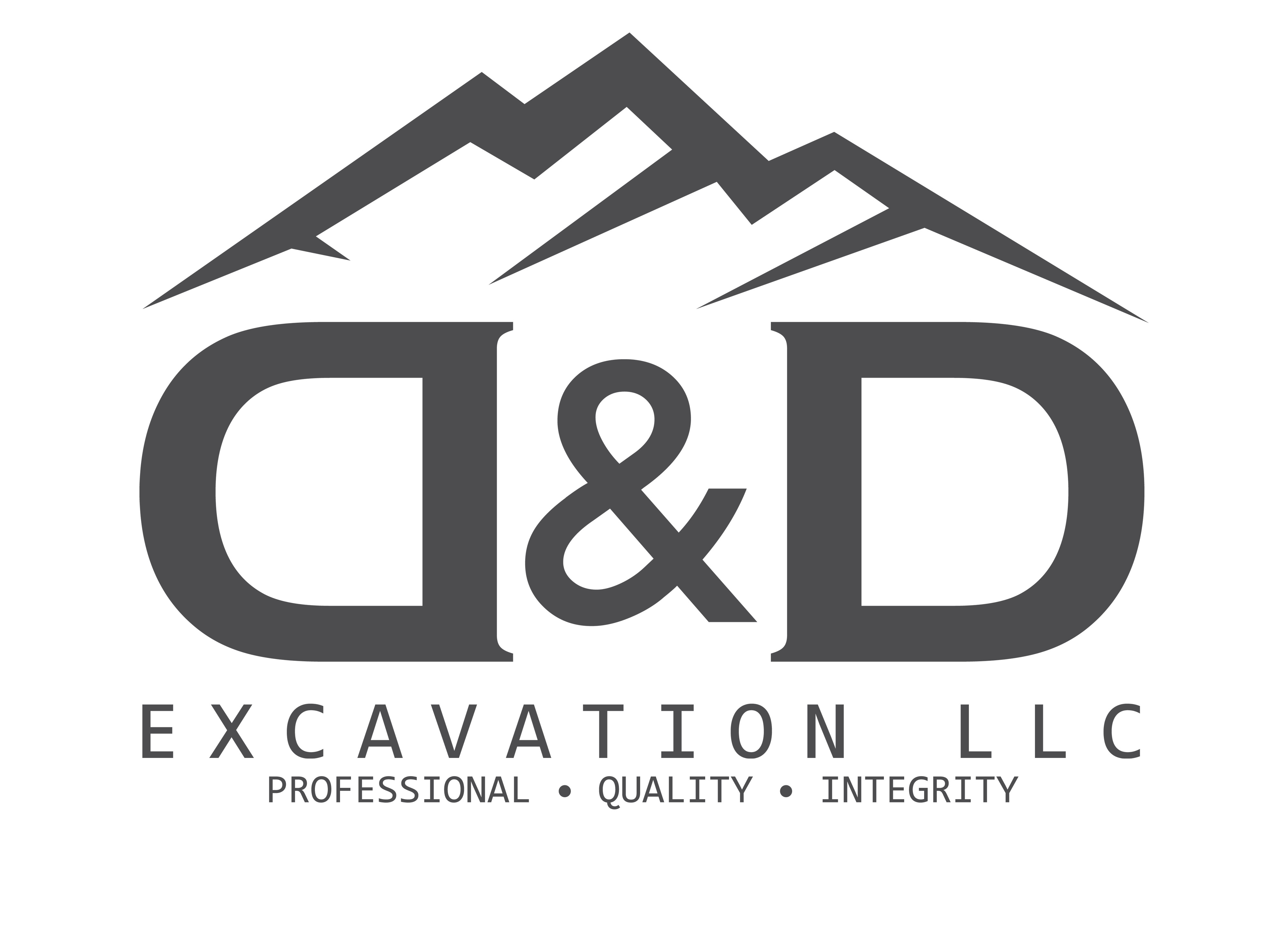 D&D Excavation Logo
