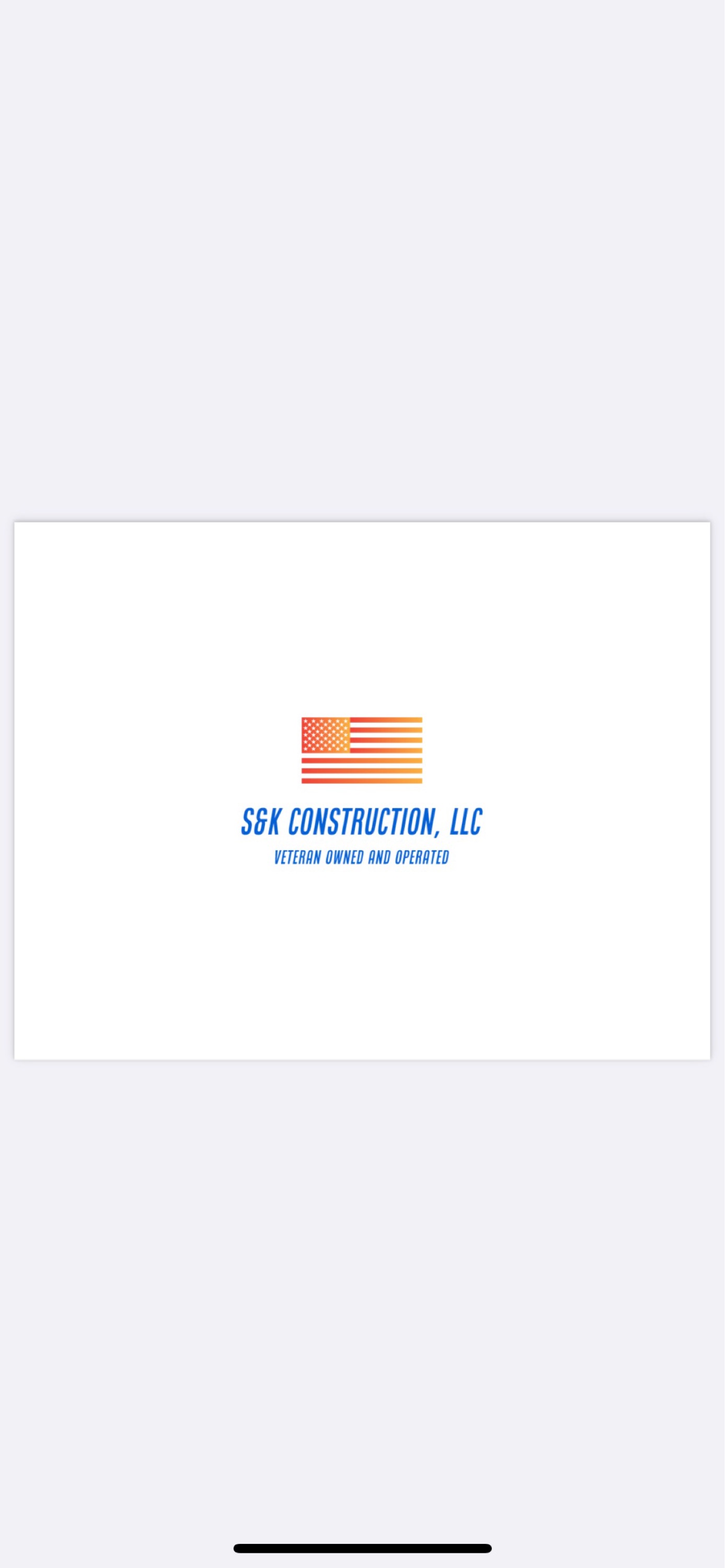 S&K Construction, LLC Logo