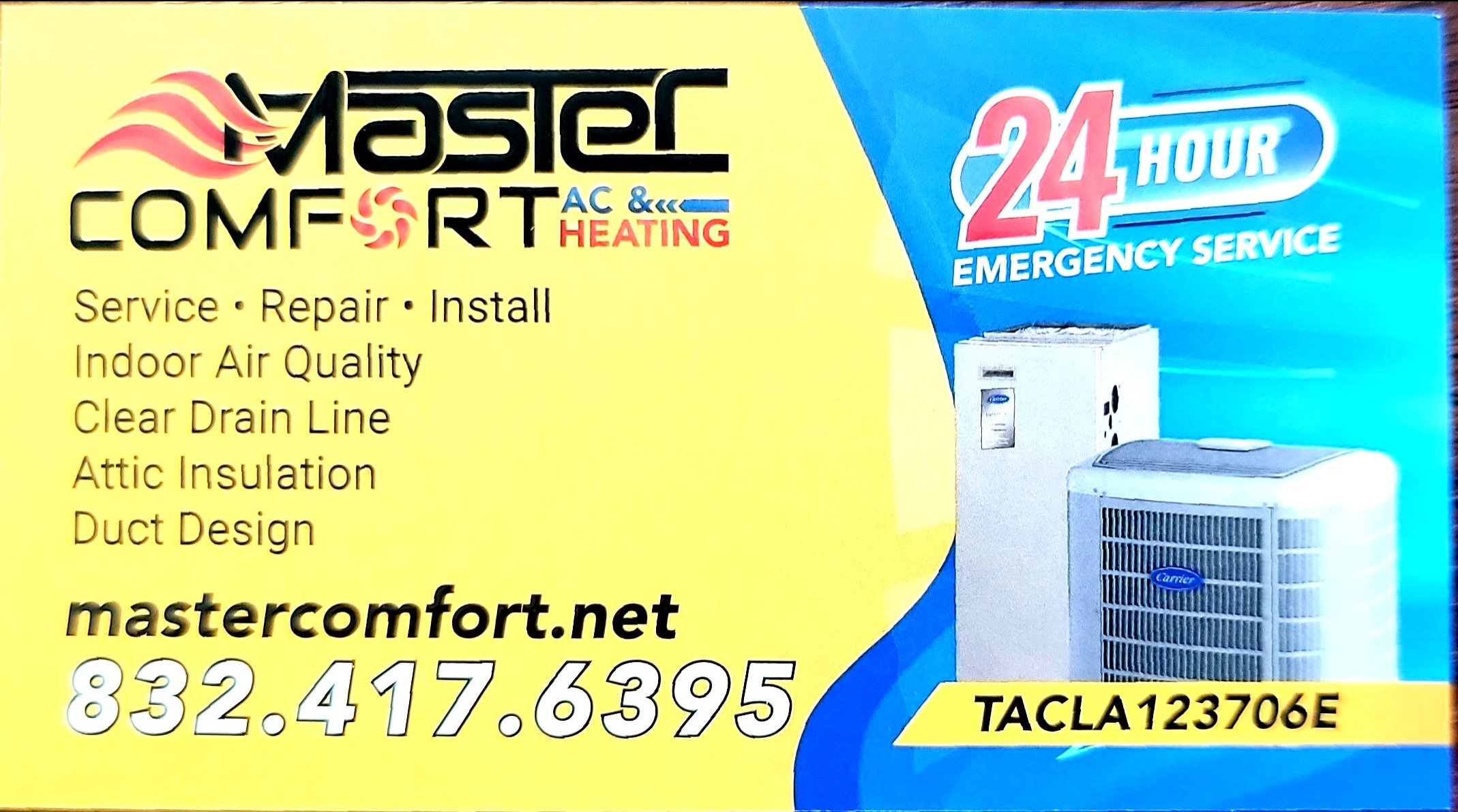Master Comfort AC & Heating Logo