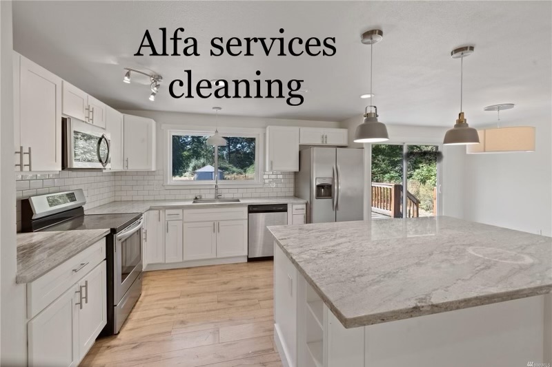 Alfa Services Cleaning Logo