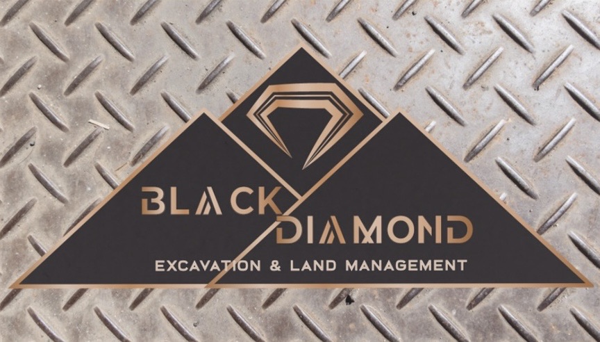 Black Diamond Excavation & Land Management Logo