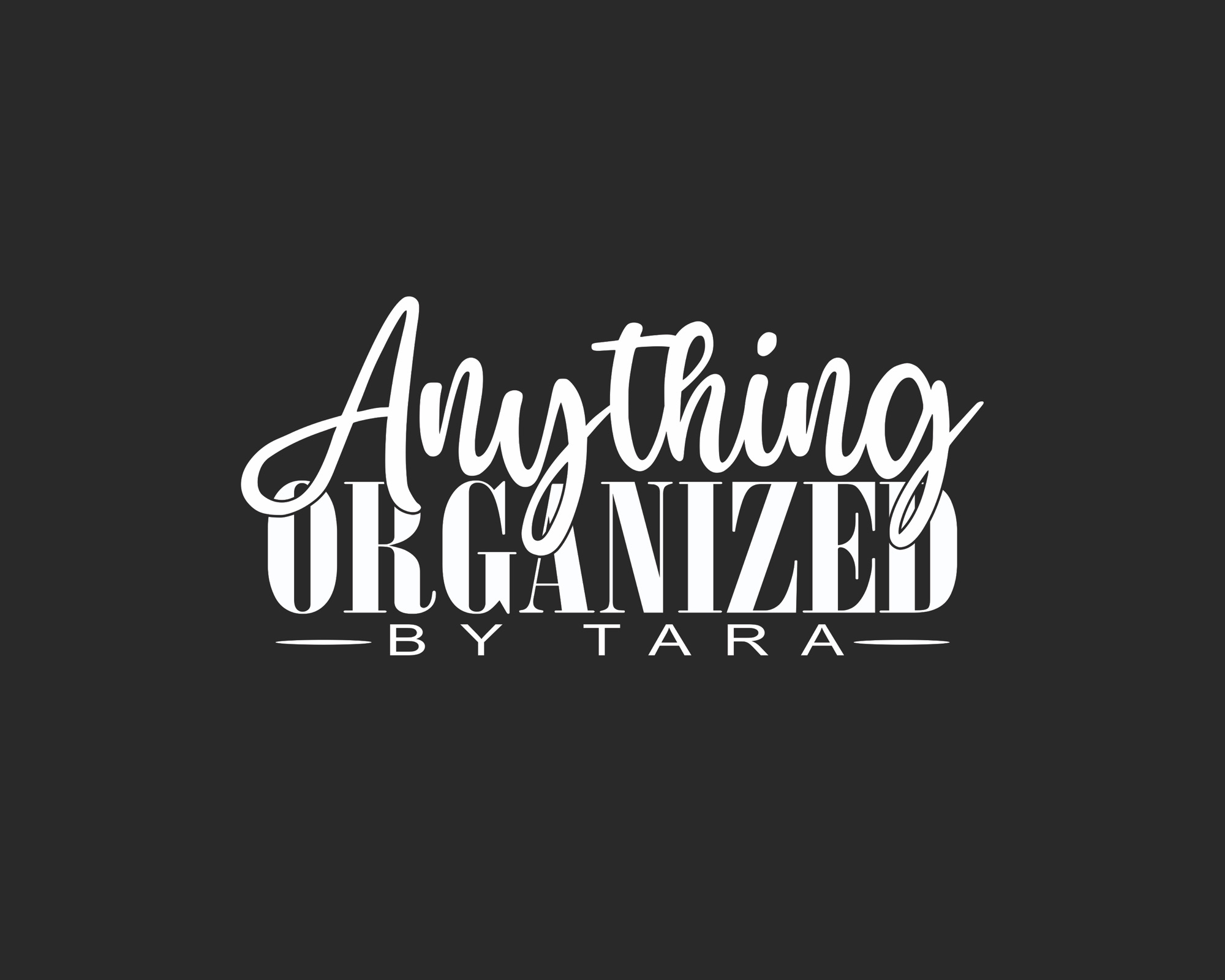 Anything Organized by Tara Logo