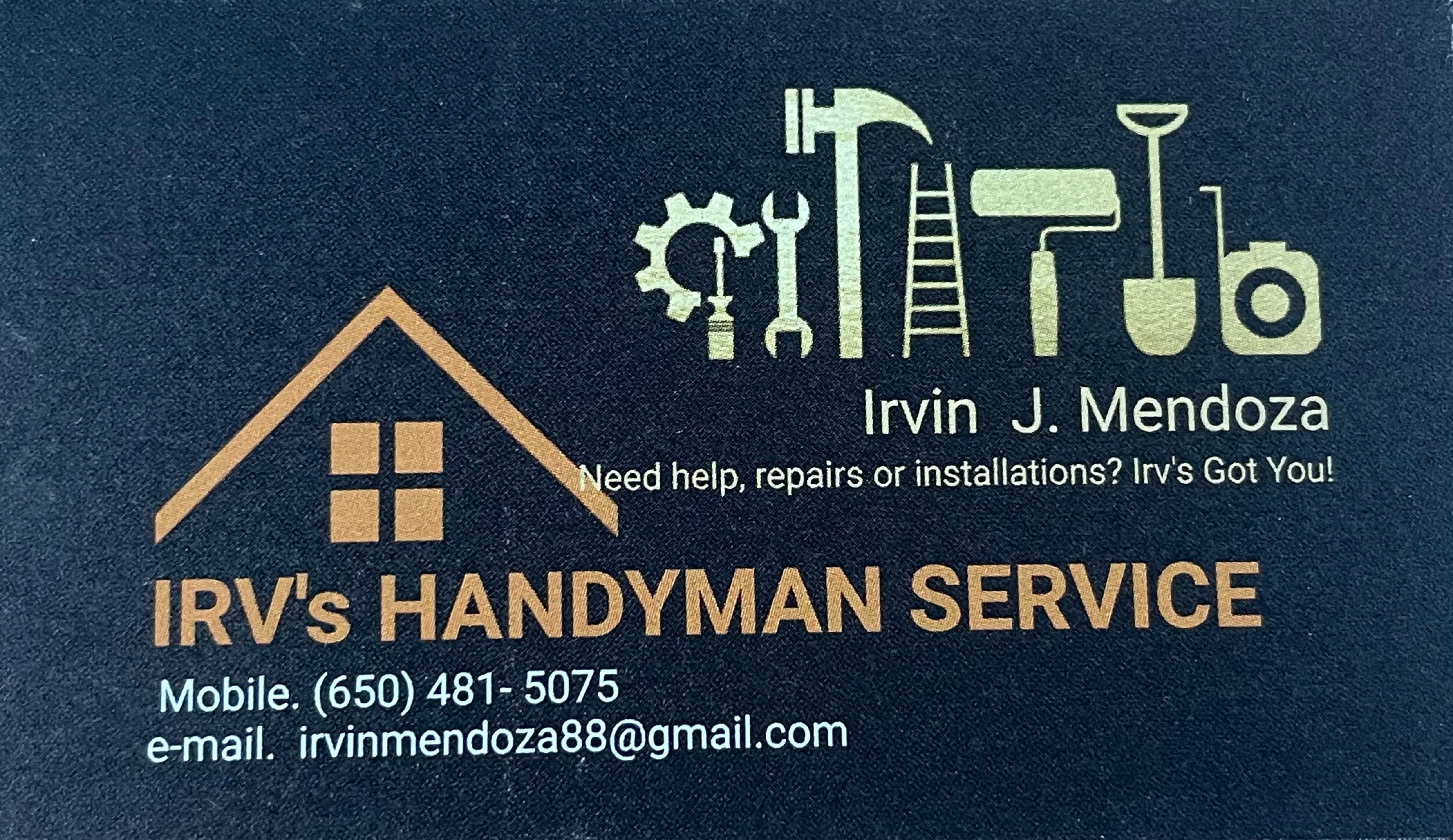 Irv's Handyman Service Logo