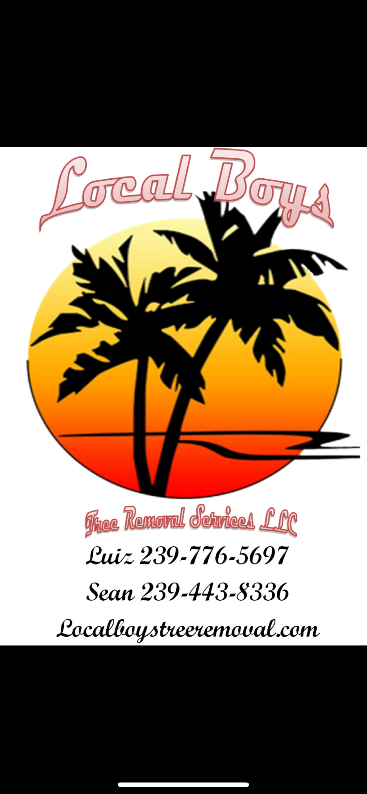 Local Boys Tree Removal Logo