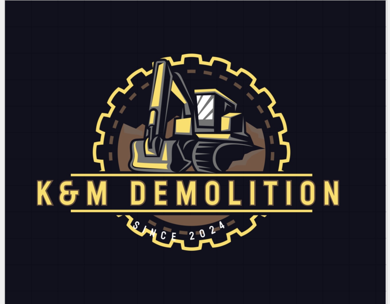 K&M Demolition and Hauling Services Logo