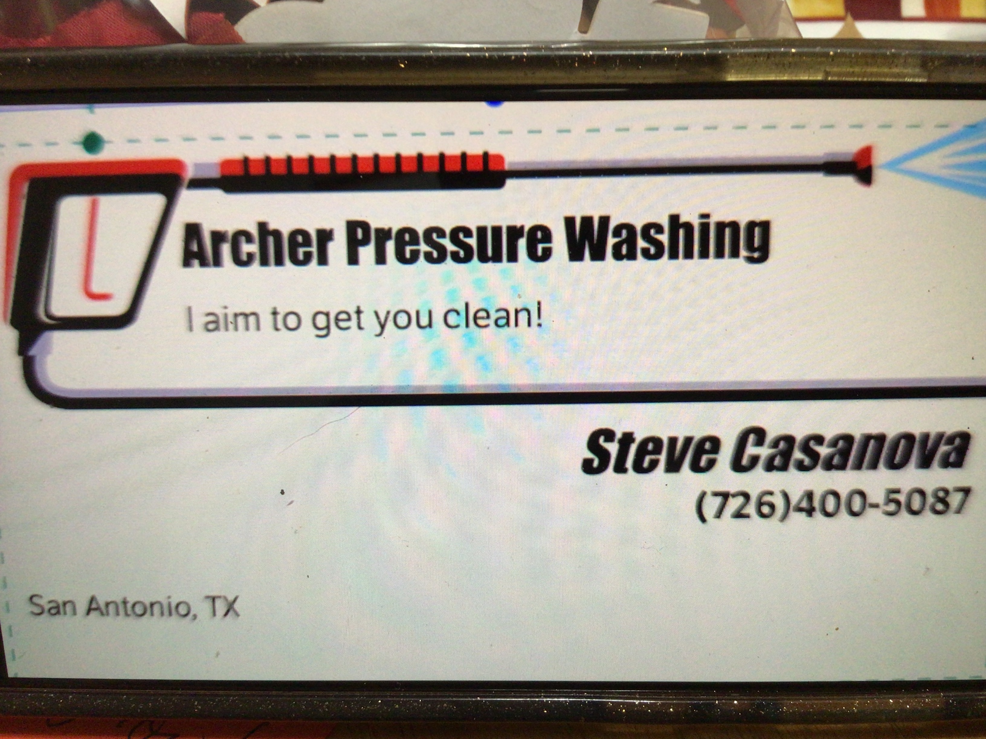 Archer Pressure Washing Logo