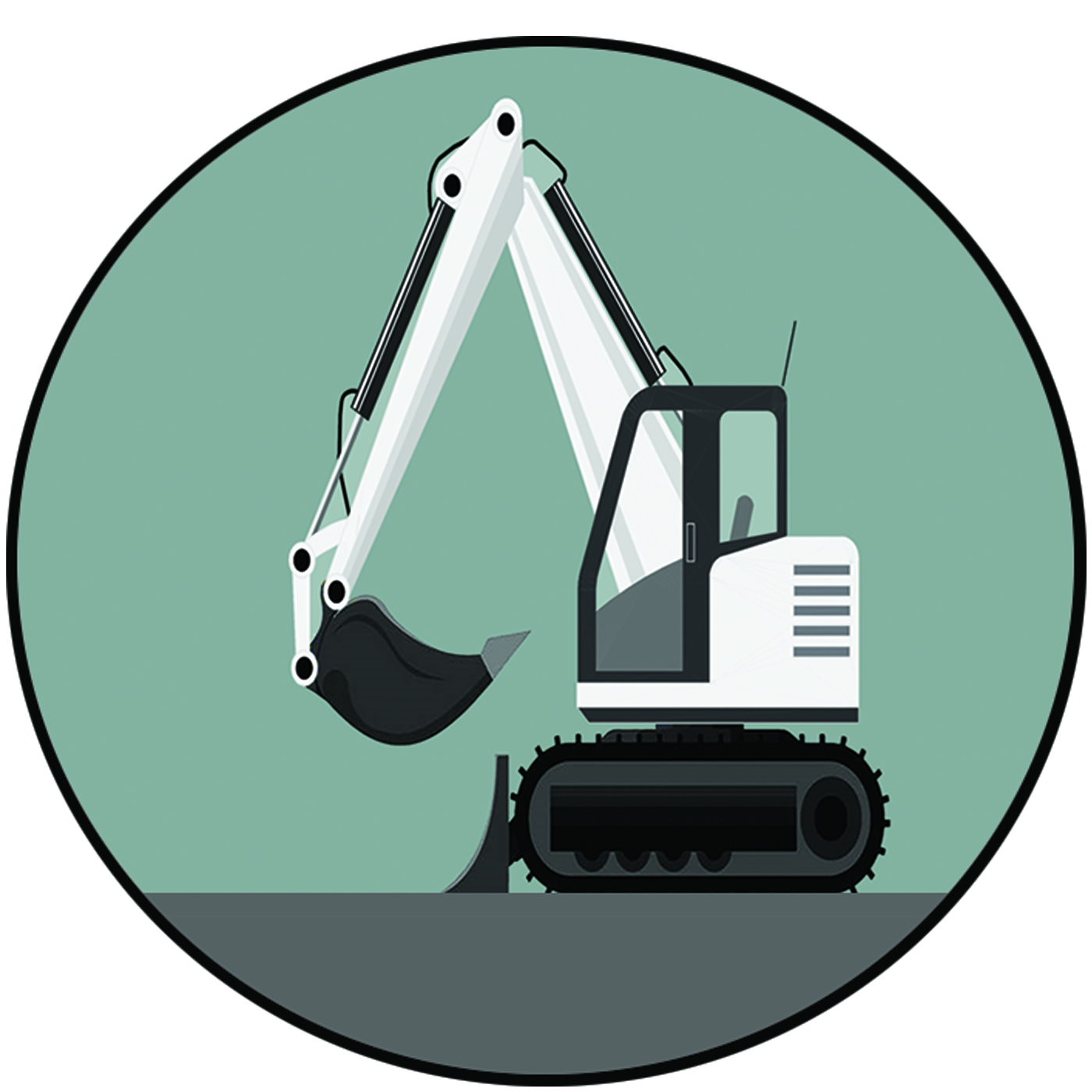 Mr. Digger Excavating Logo