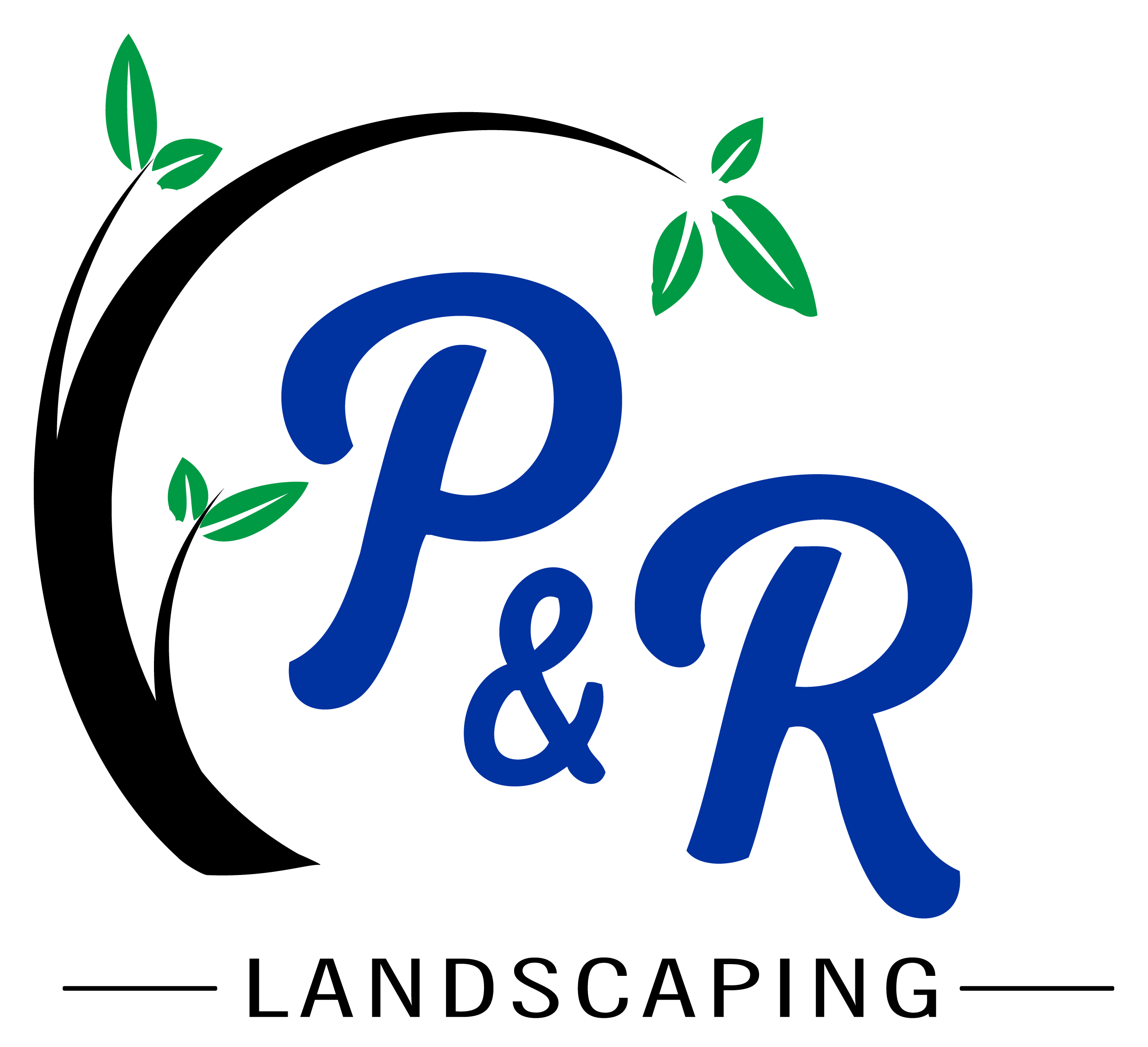 P & R Landscaping Logo