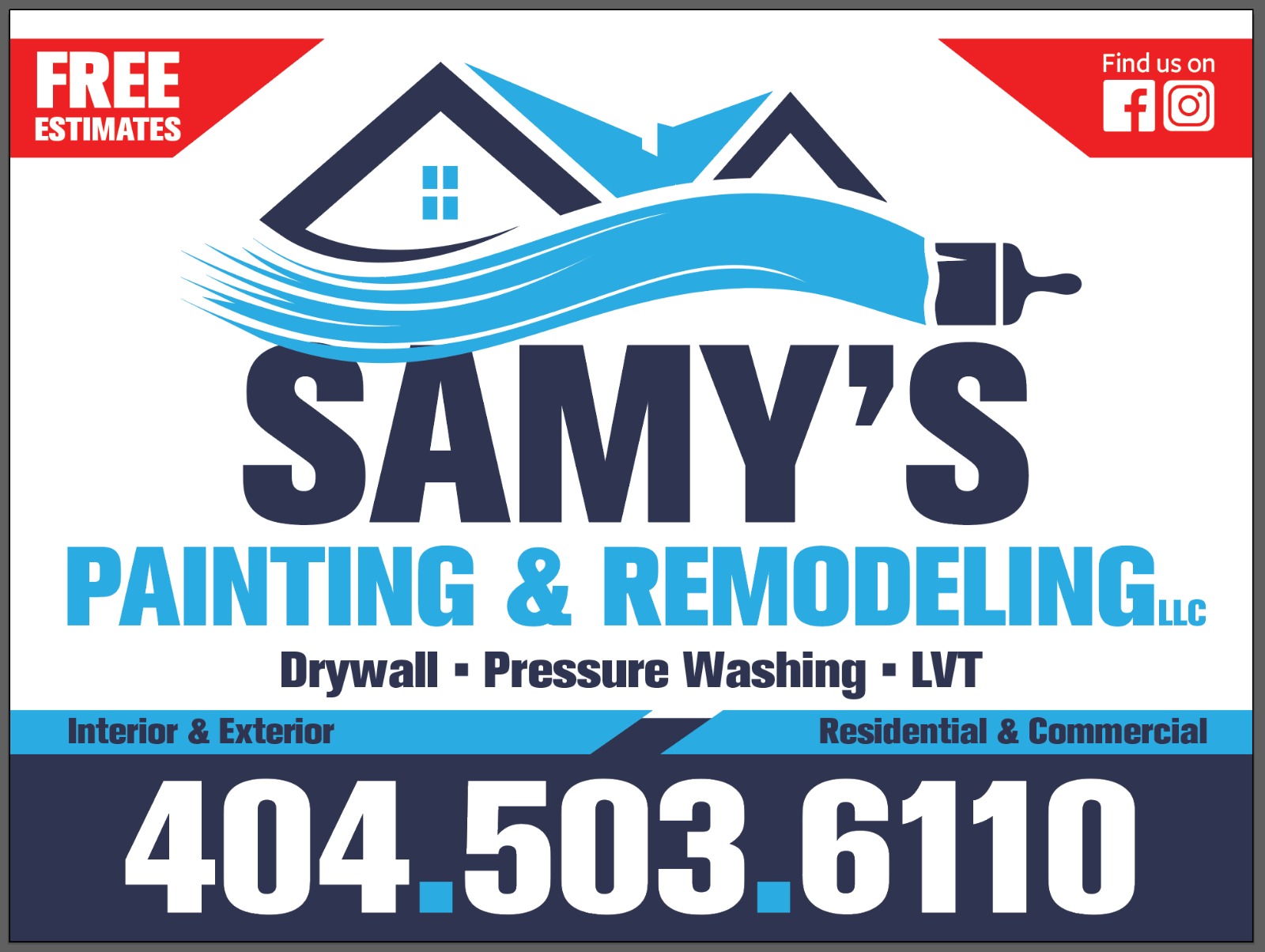 Samys Painting Logo