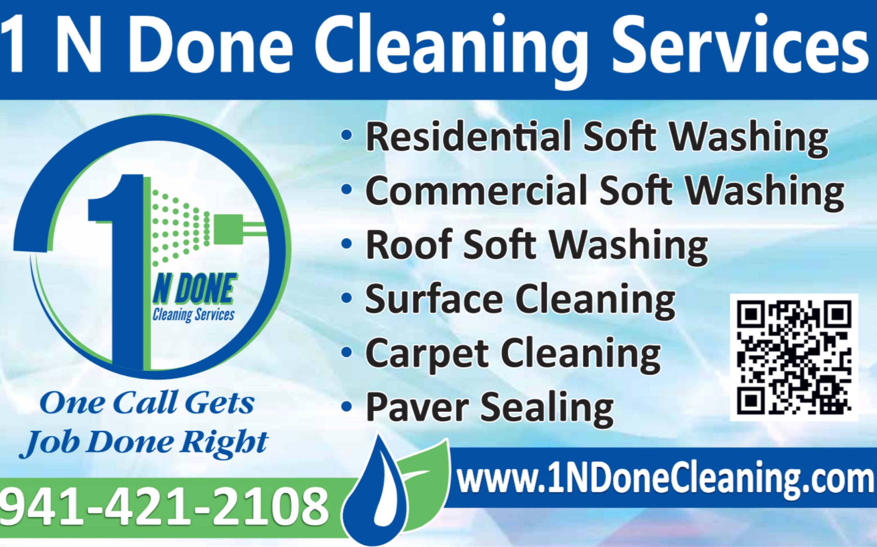 1 N Done Cleaning Services, LLC Logo