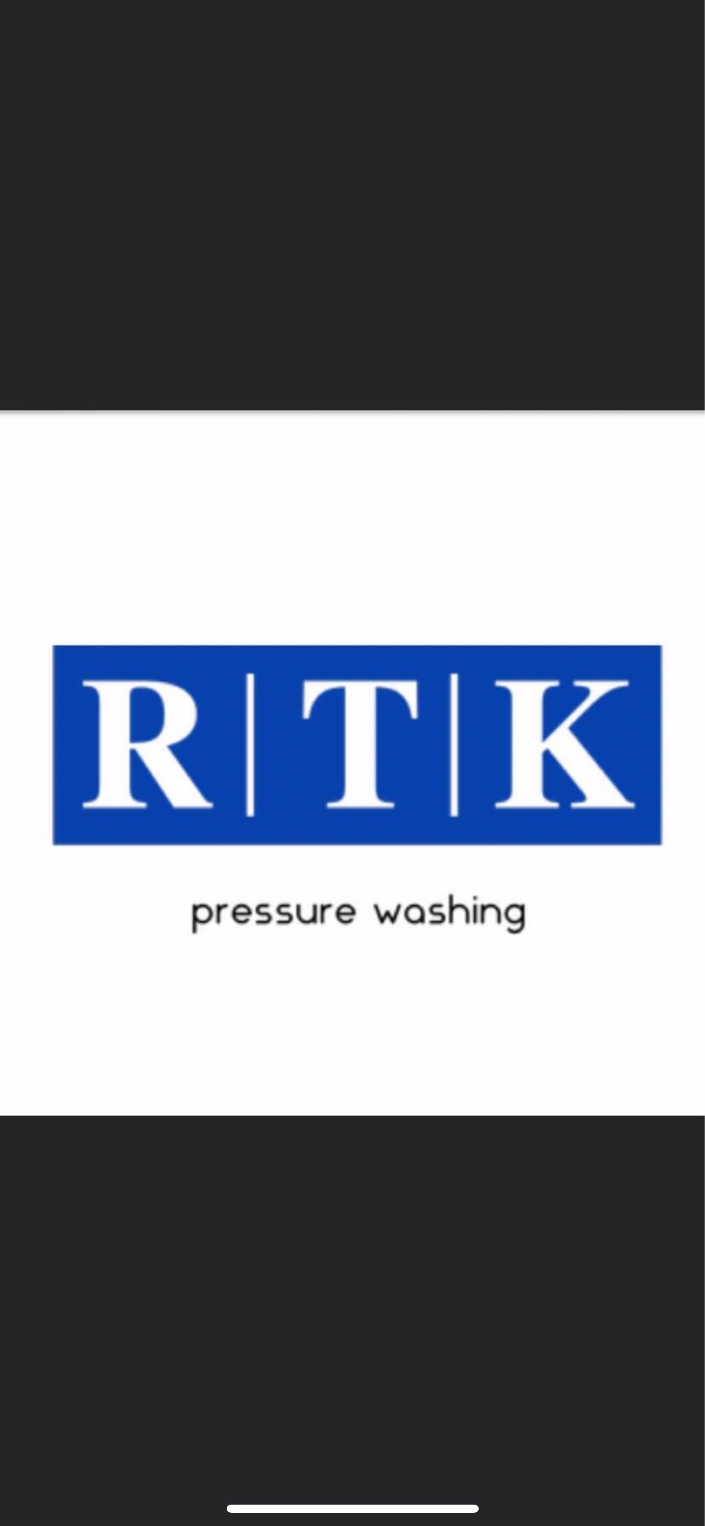 RTK Pressure Washing Logo