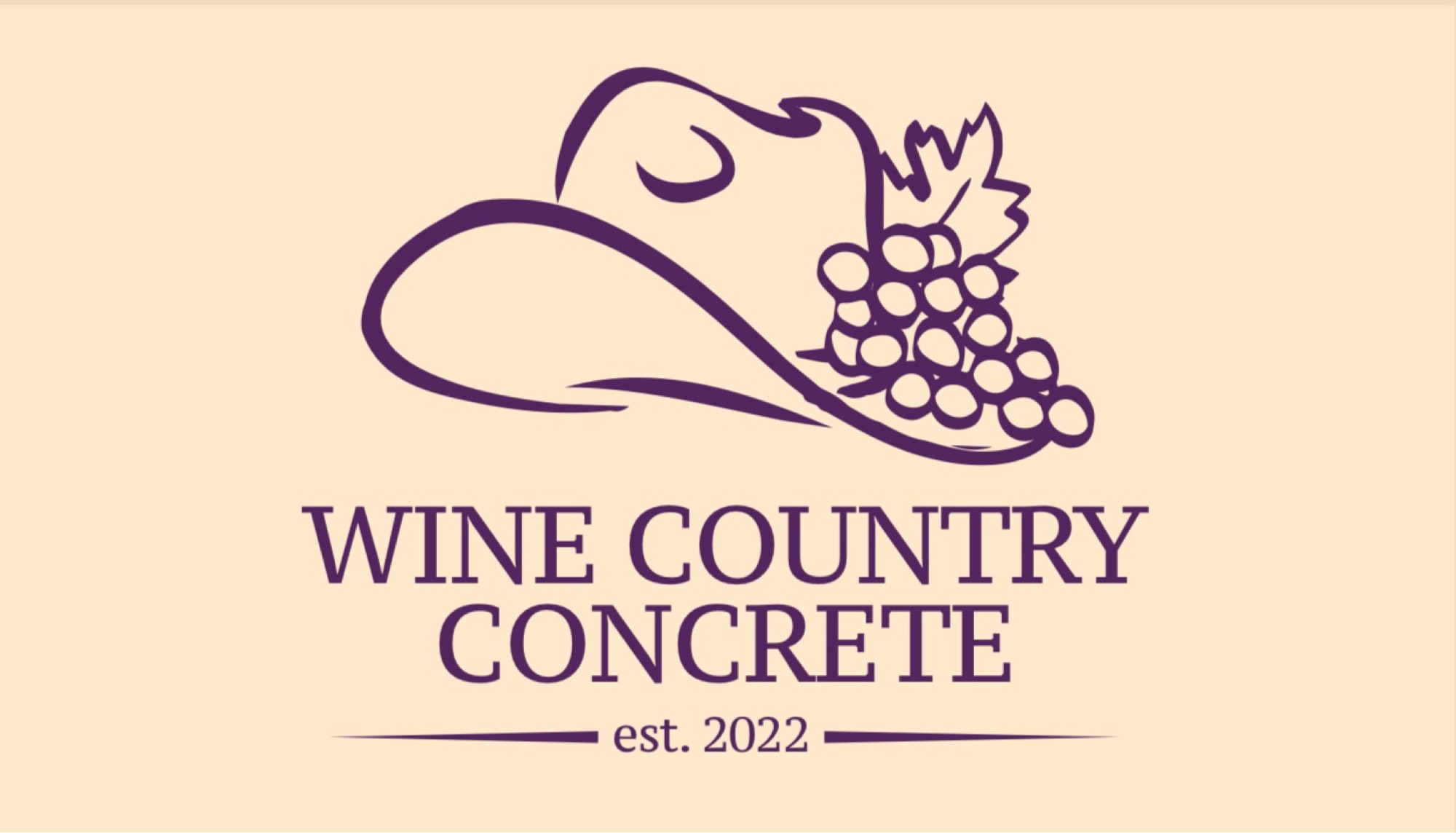 WINE COUNTRY CONCRETE Logo