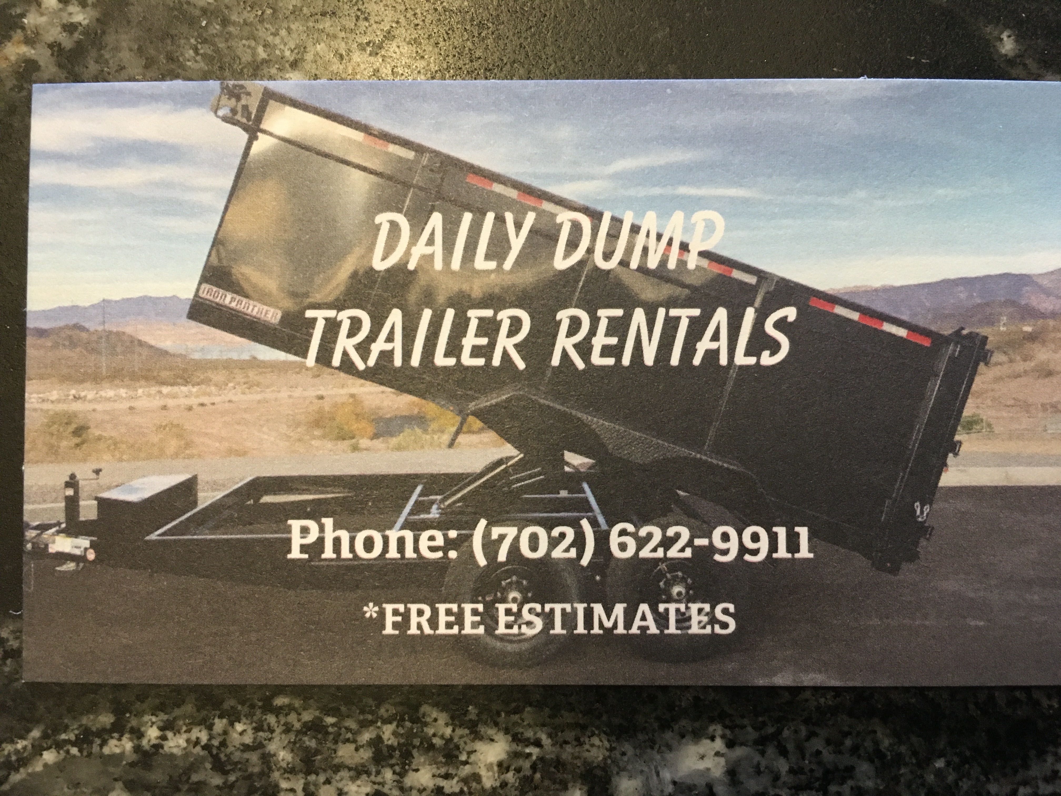 Daily Dump Trailer Rentals Logo