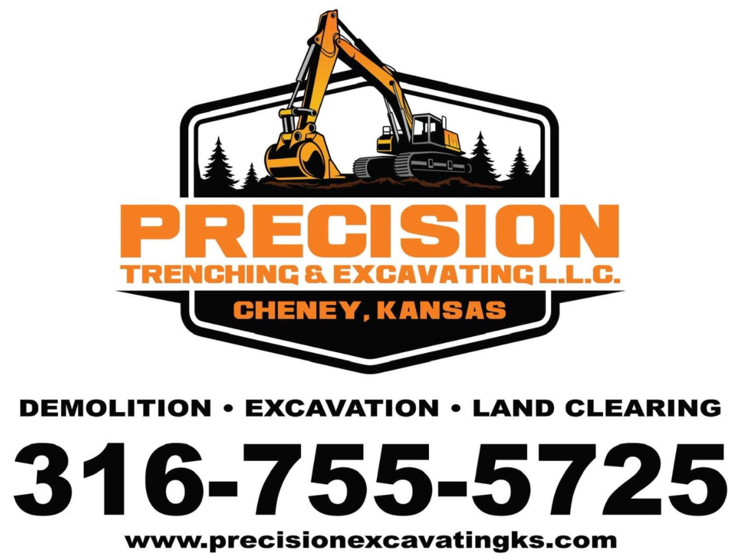 Precision Trenching & Excavating, LLC Logo