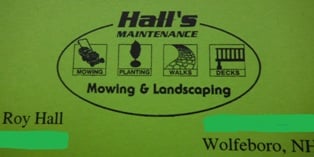 Hall's Maintenance Logo