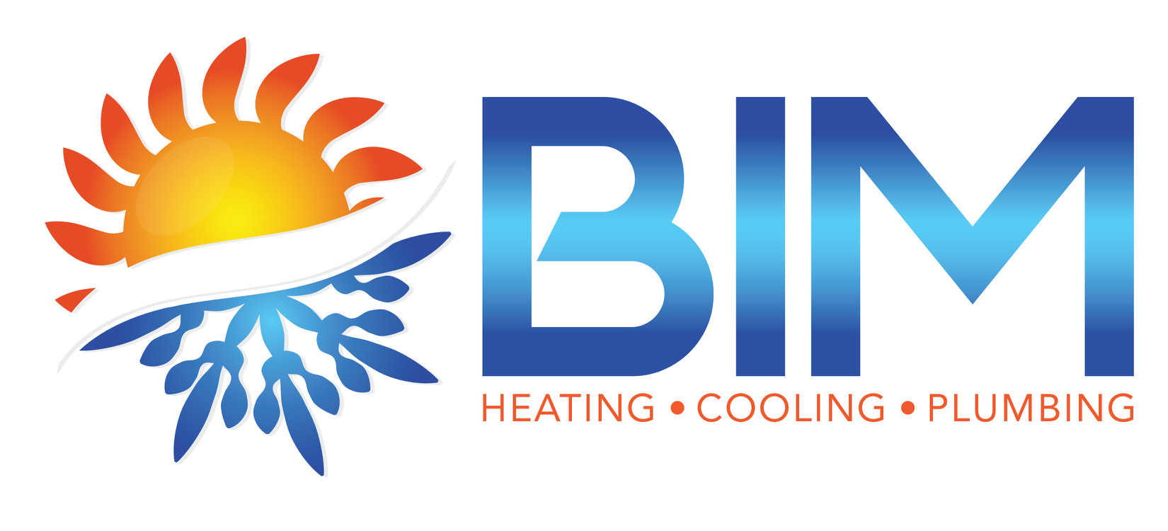 BIM Heating Cooling Plumbing Logo