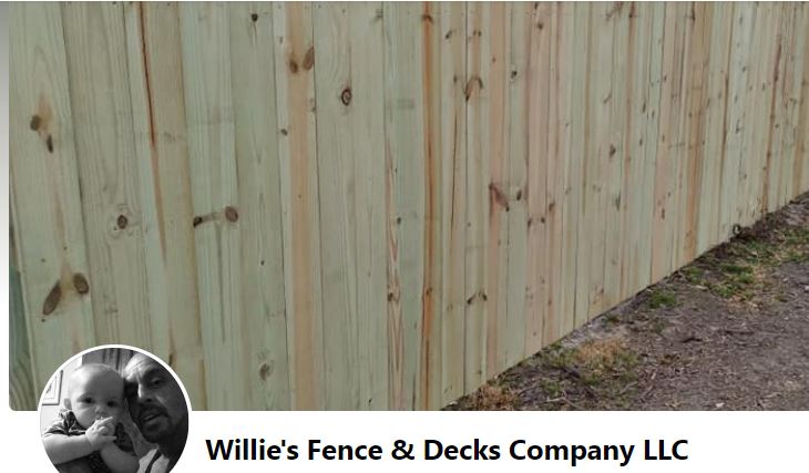 Willies Fence and Deck Company Logo