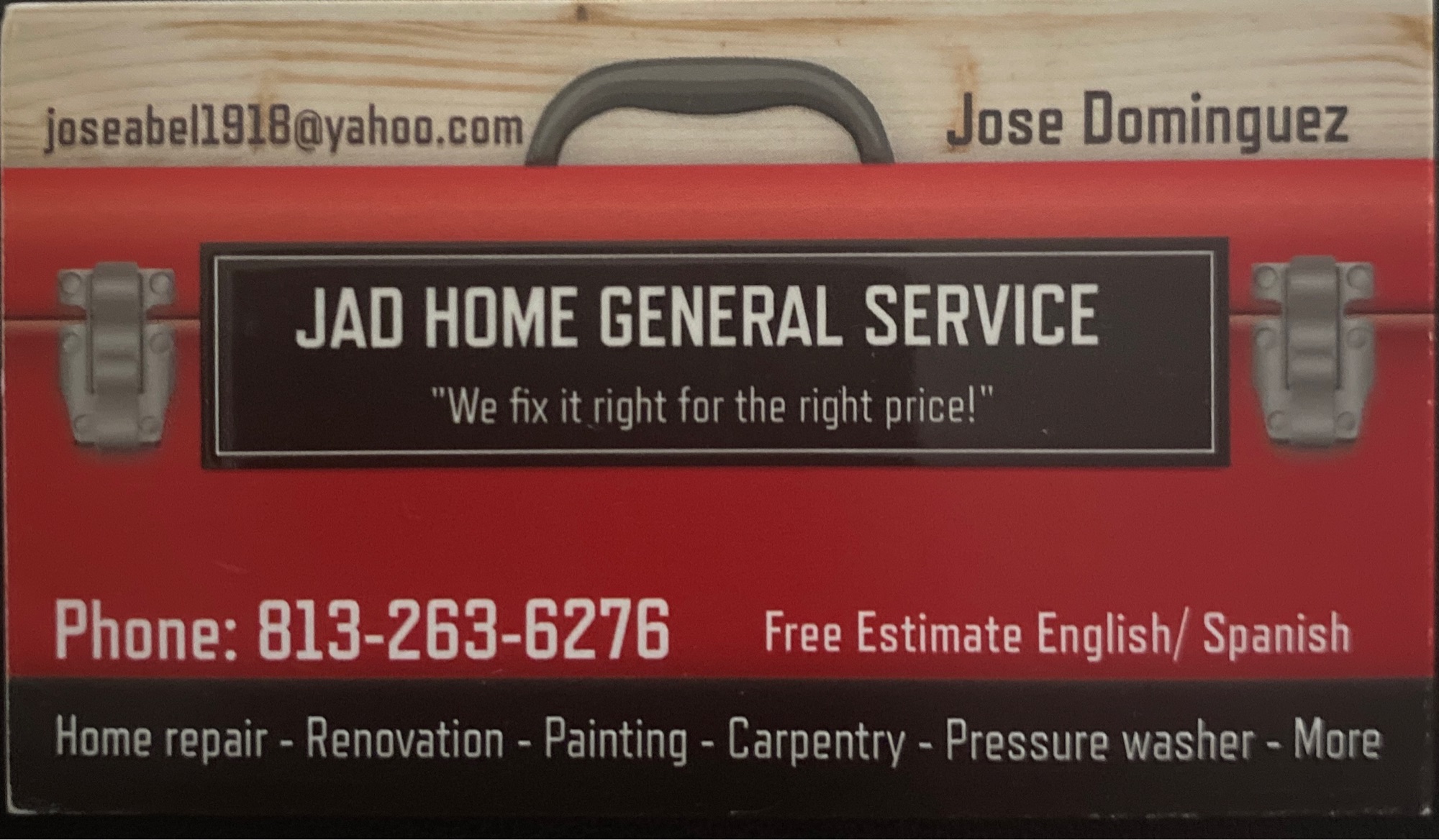 JAD Home General Services, LLC Logo