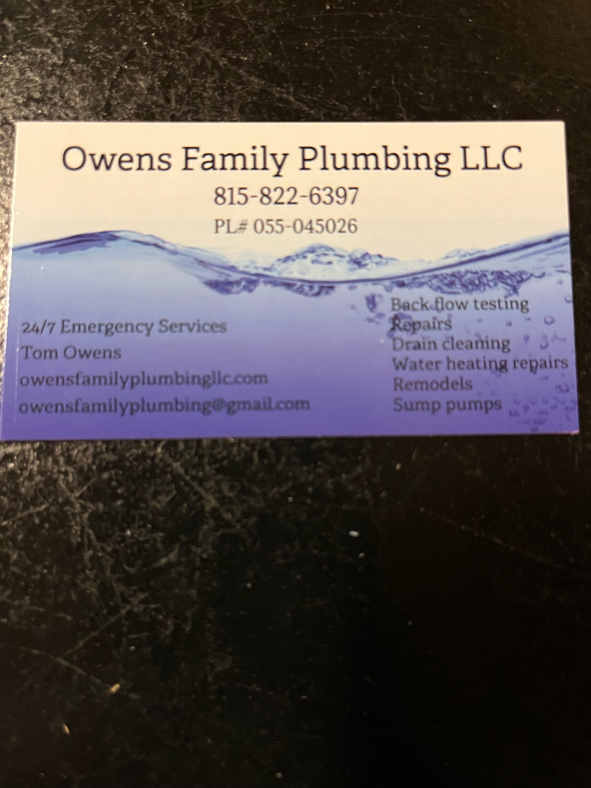 Owens Family Plumbing, LLC Logo