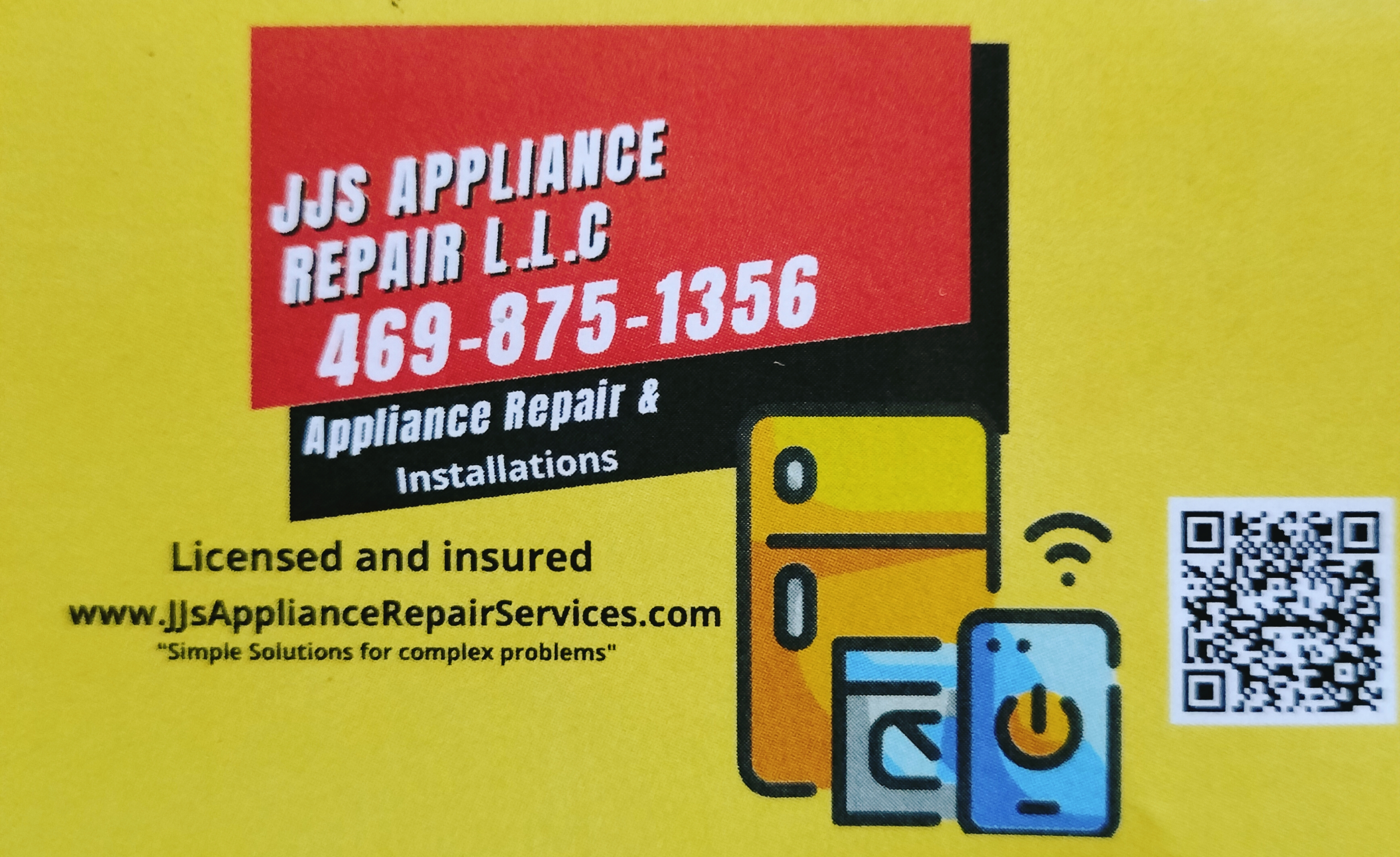 JJ s Appliance Repair Logo
