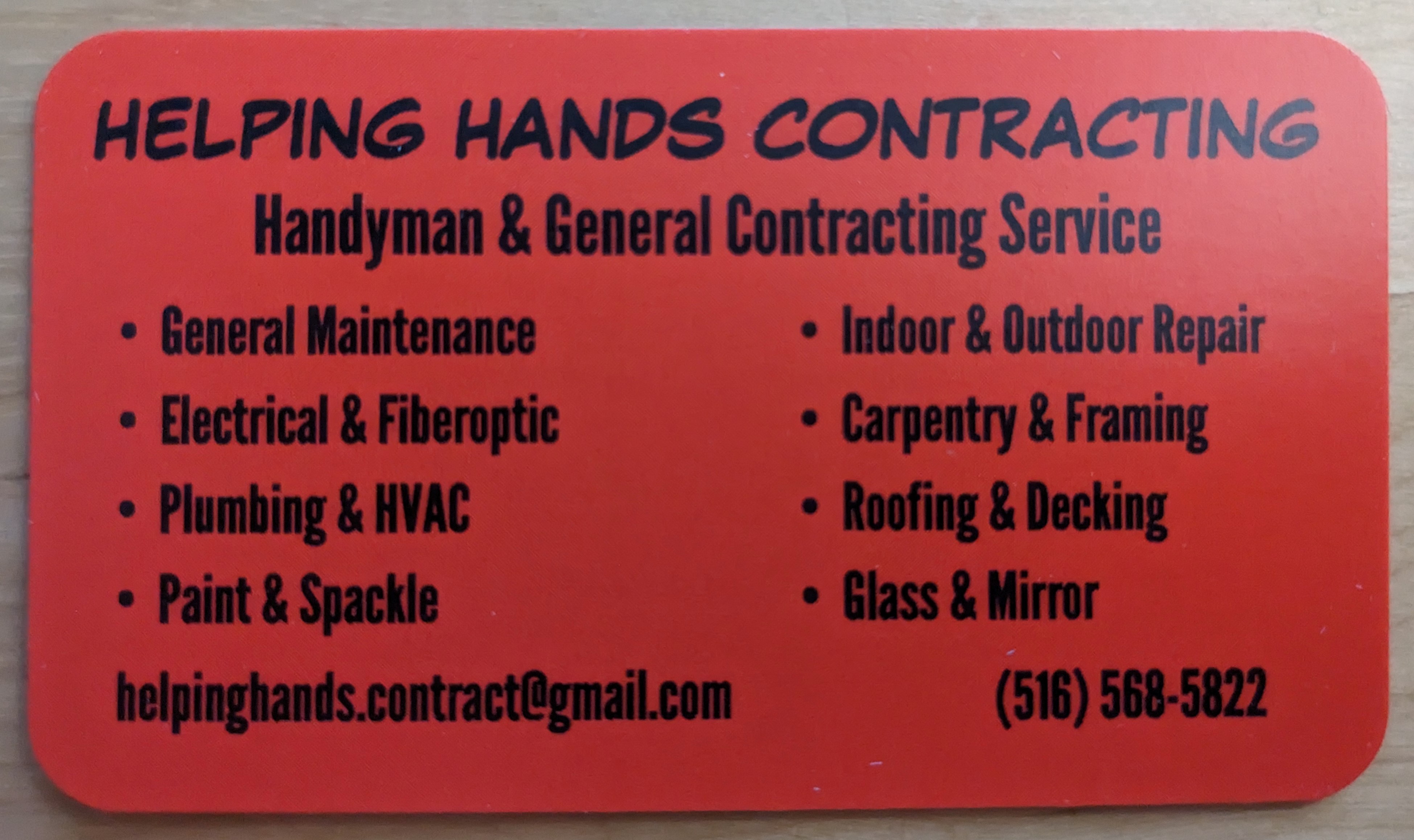 Helping Hands Contracting Logo