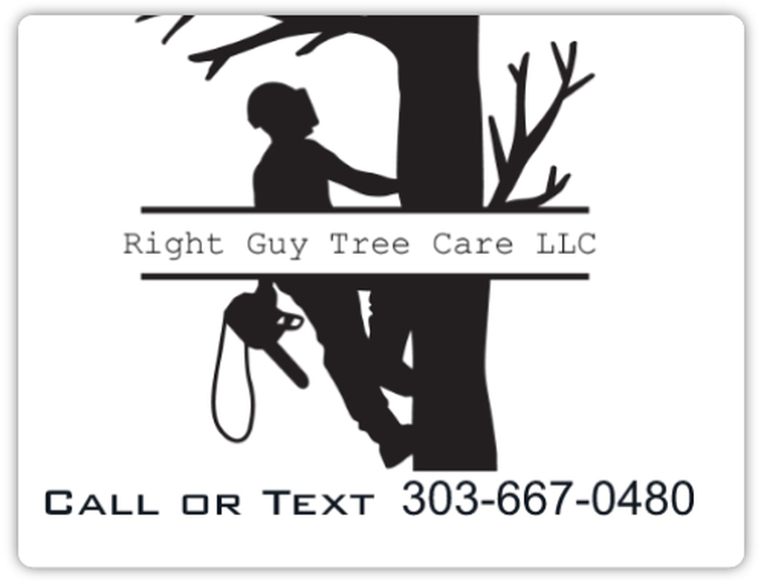 Right Guy Tree Care, LLC Logo