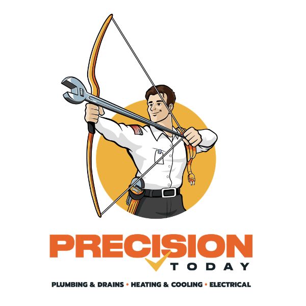 Precision Today Plumbing Heating Cooling Electrical Logo