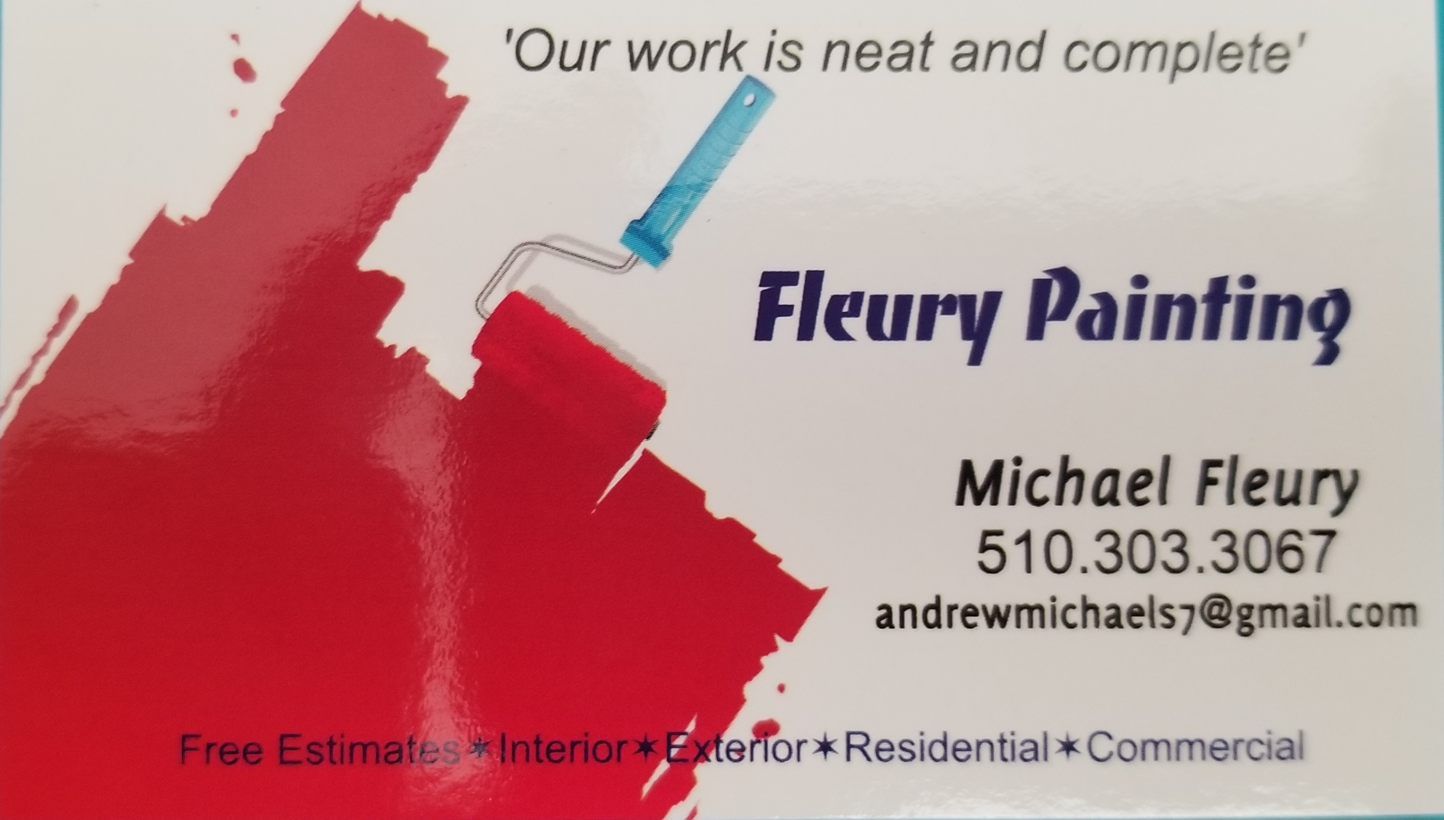 Fleury Painting - Unlicensed Contractor Logo
