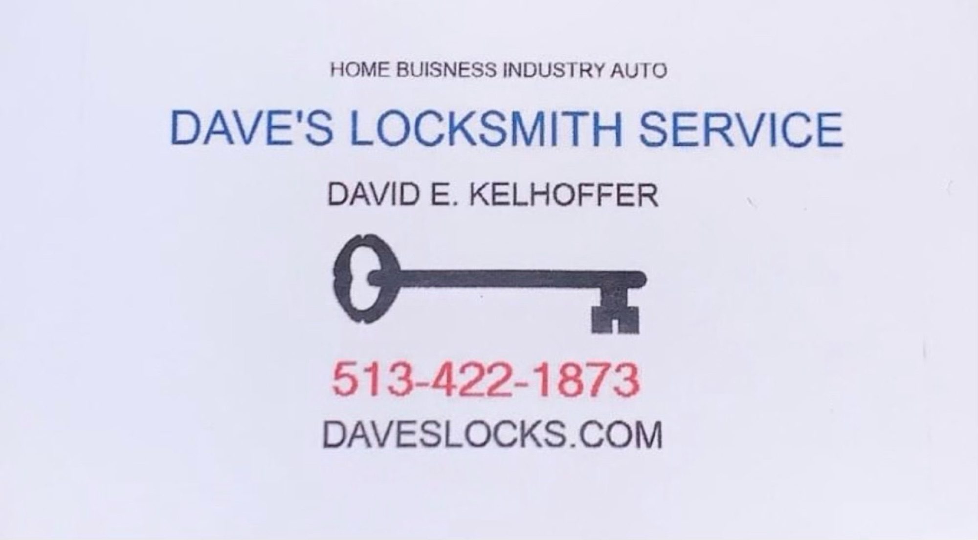 Dave's Locksmith Service Logo