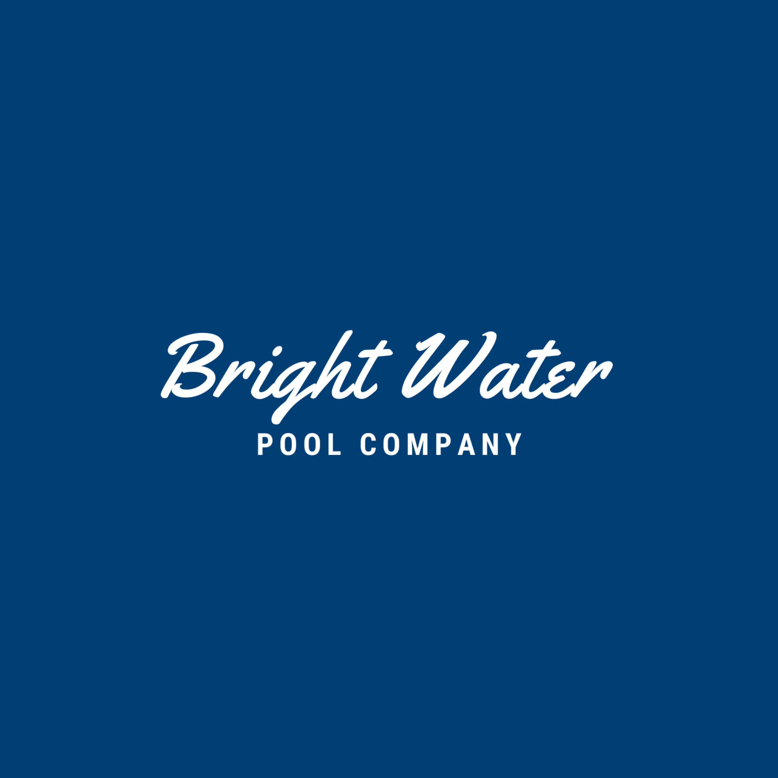 Bright Water Pool Company Logo