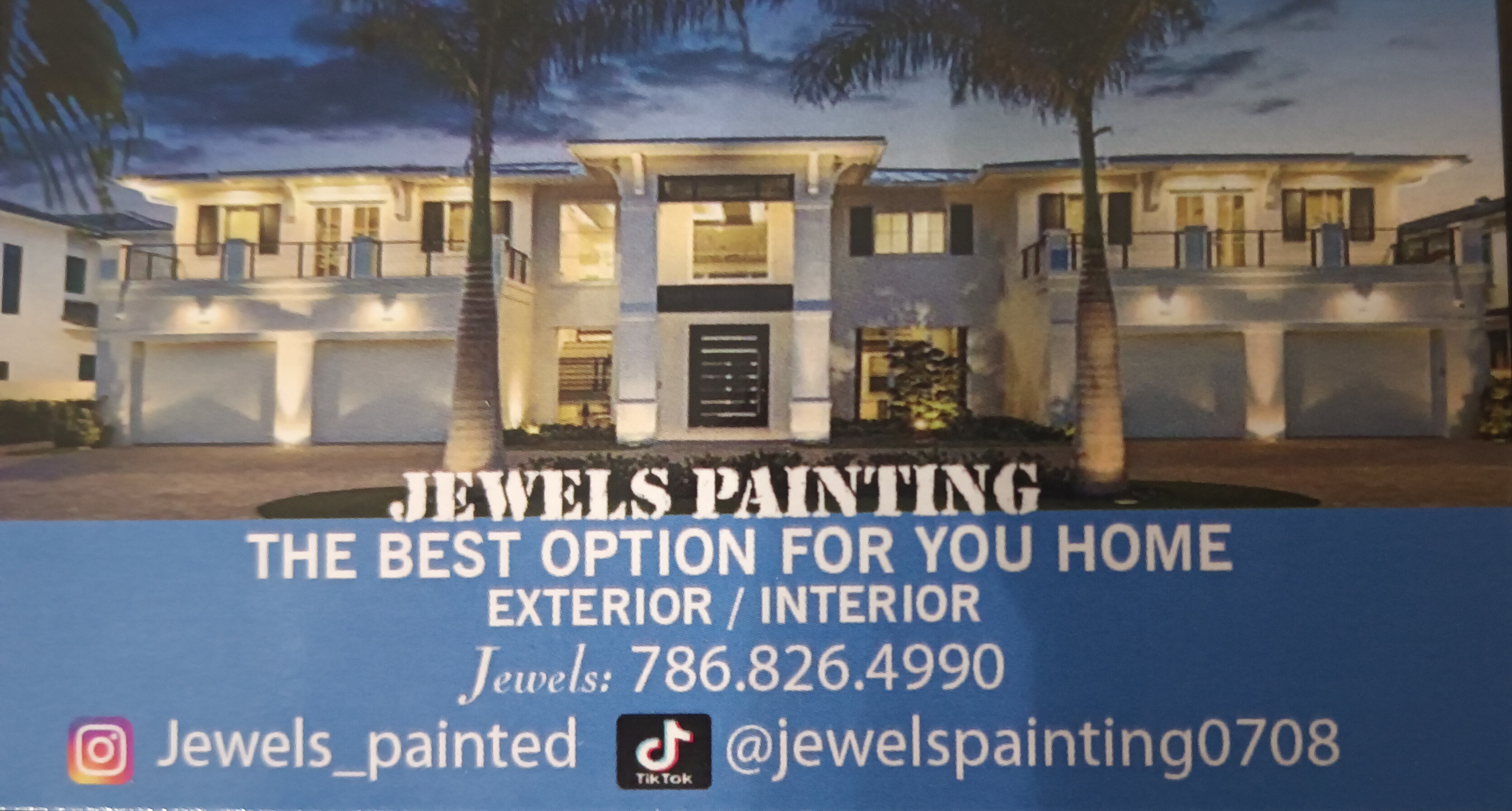 Jewel's  Painting Logo