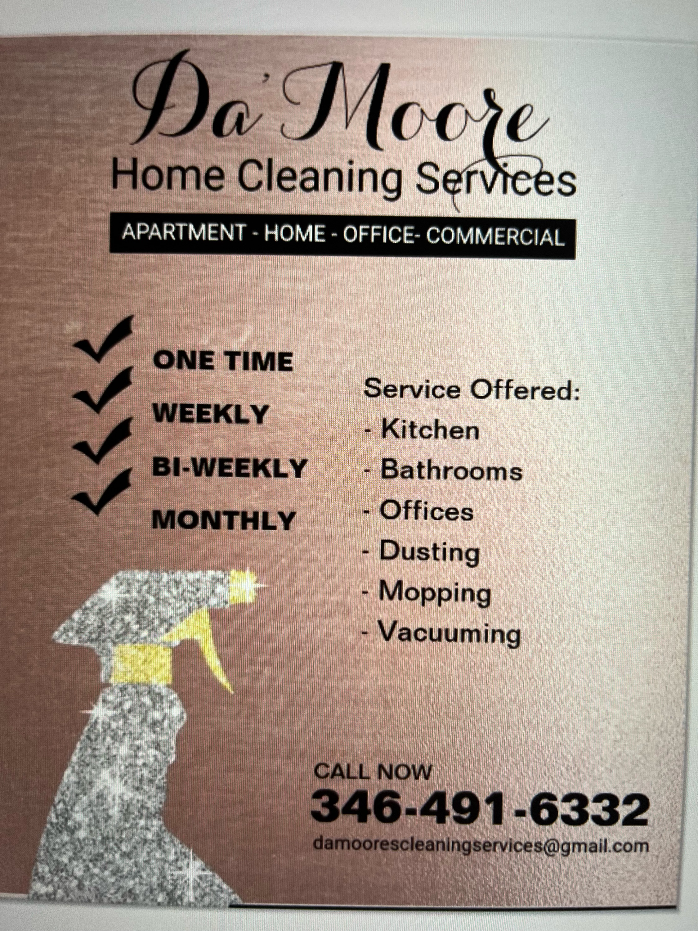 Da'Moores Cleaning Services Logo