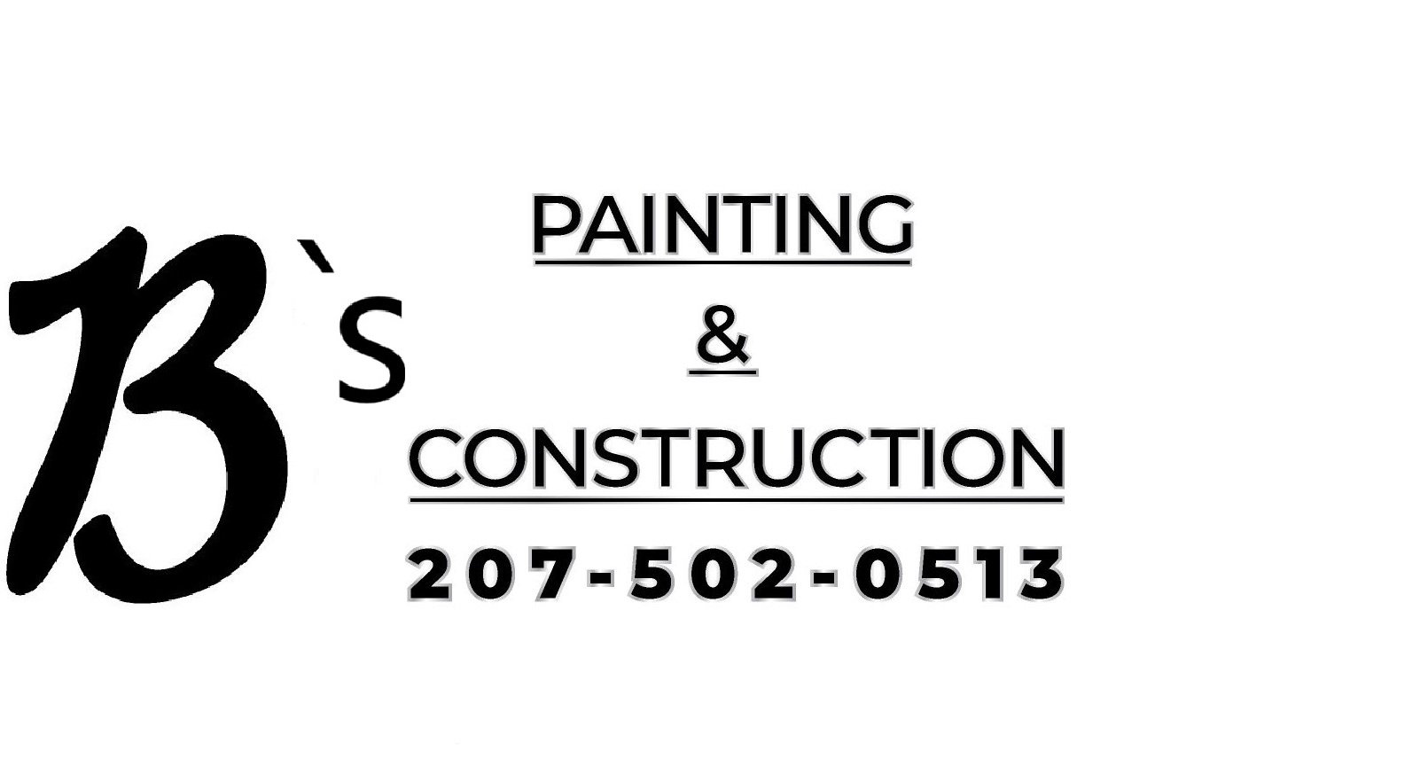 B's Painting & Construction Logo