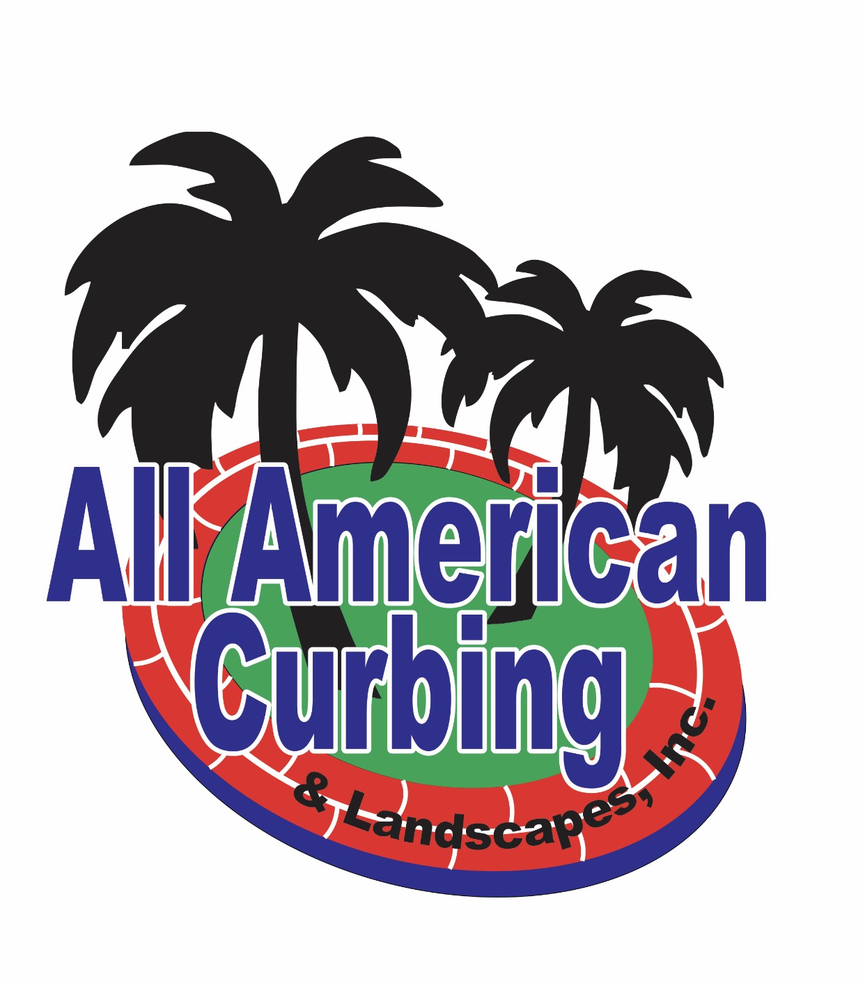 All American Curbing & Landscapes, Inc. Logo