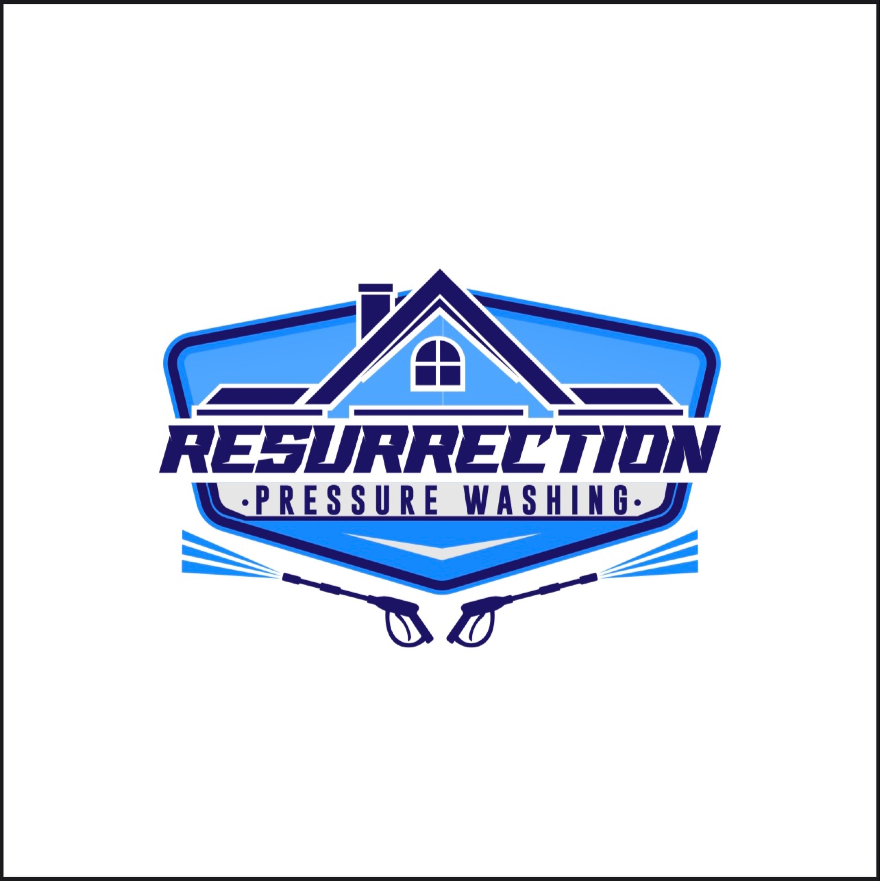 Resurrection Pressure Washing Logo