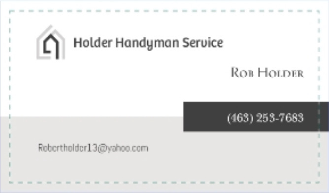 Holder Handyman Service Logo