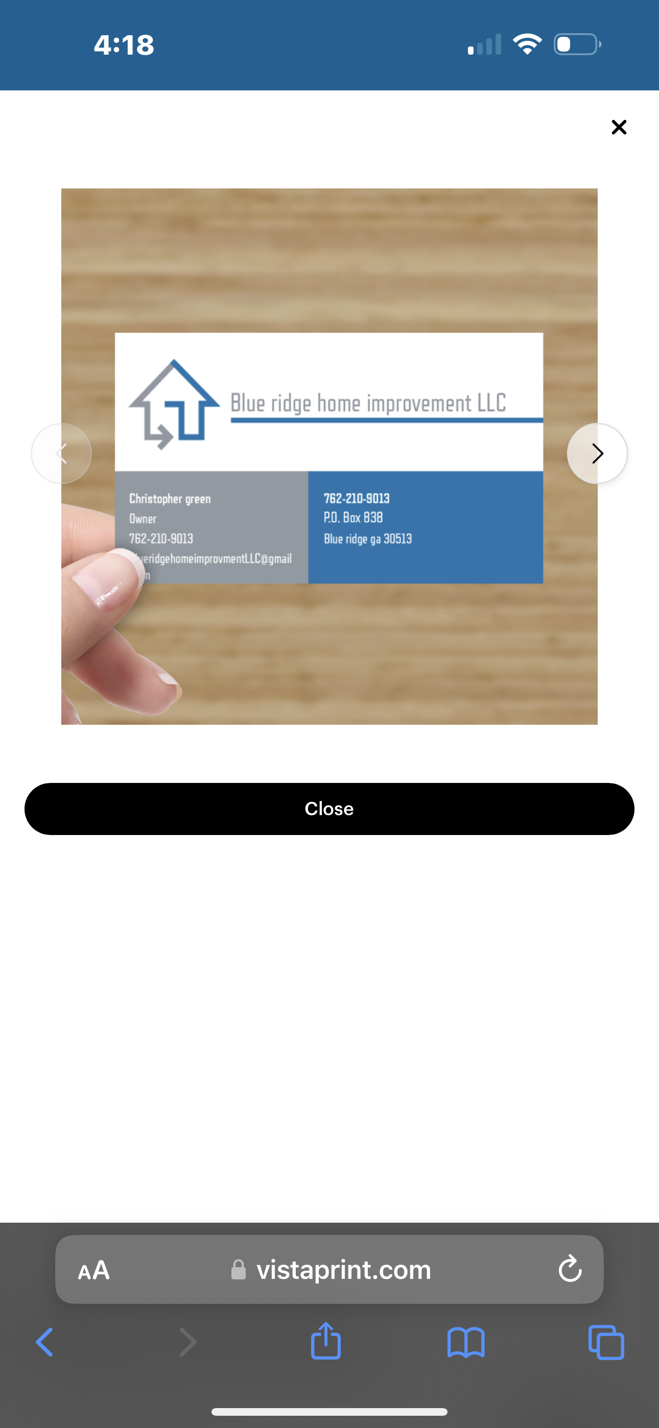 Blue Ridge Home Improvement, LLC Logo
