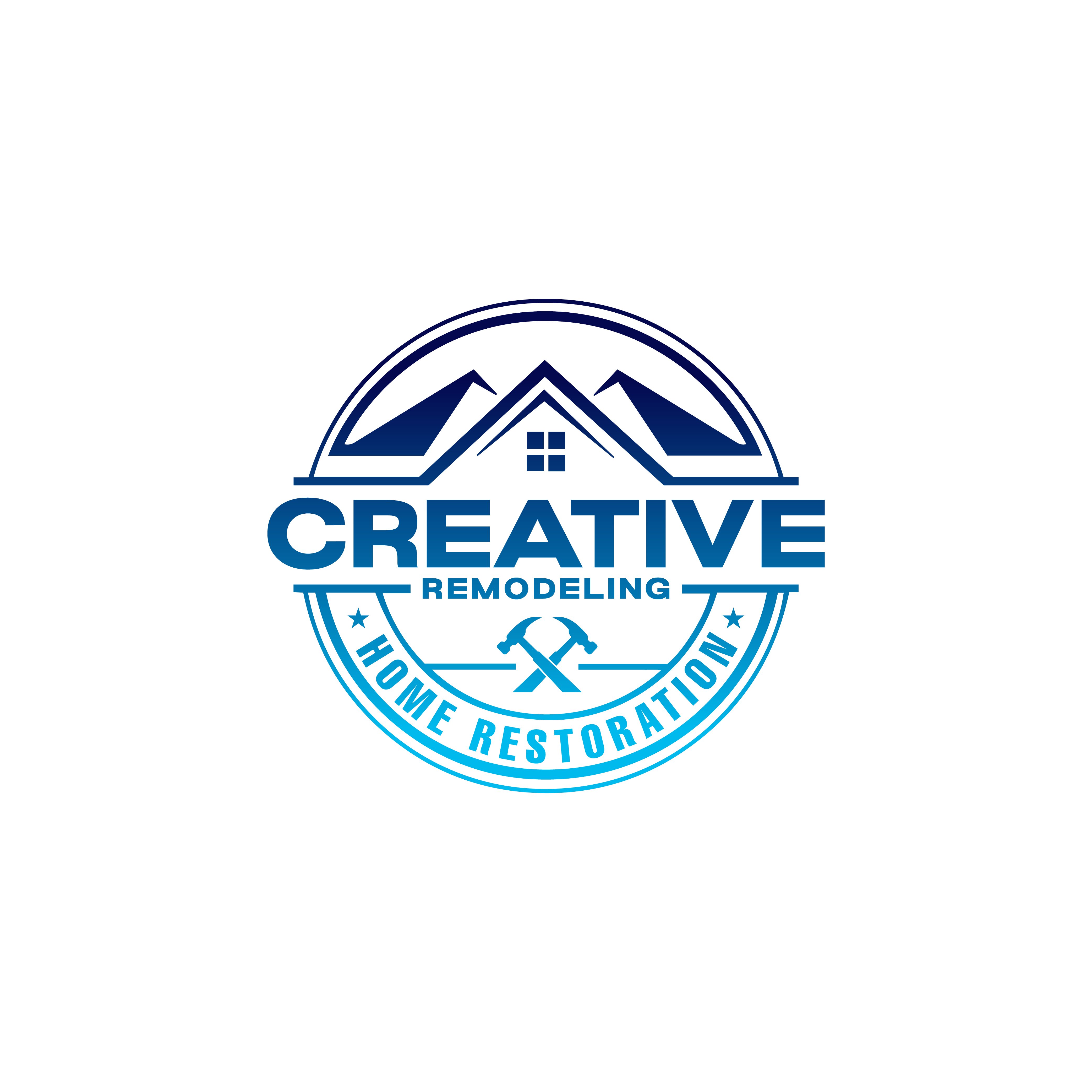 Creative Remodeling and Home Restoration Logo
