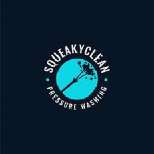 Squeaky Clean Pressure Washing Service Logo