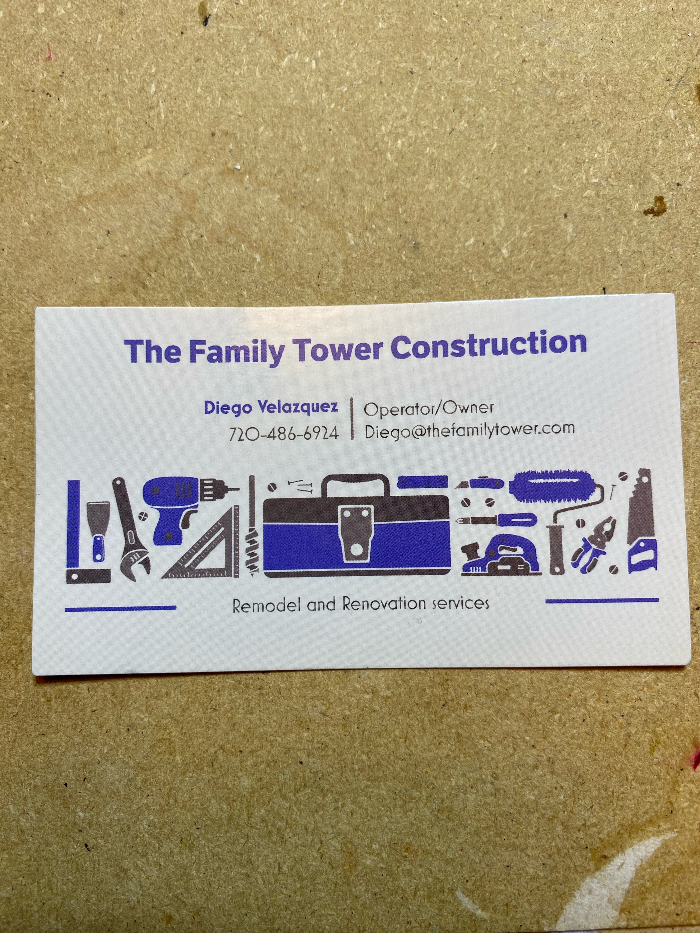 The Family Tower Construction Logo