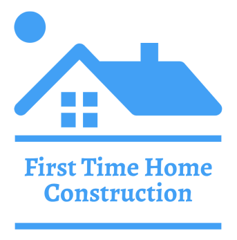 First Time Home Construction Logo
